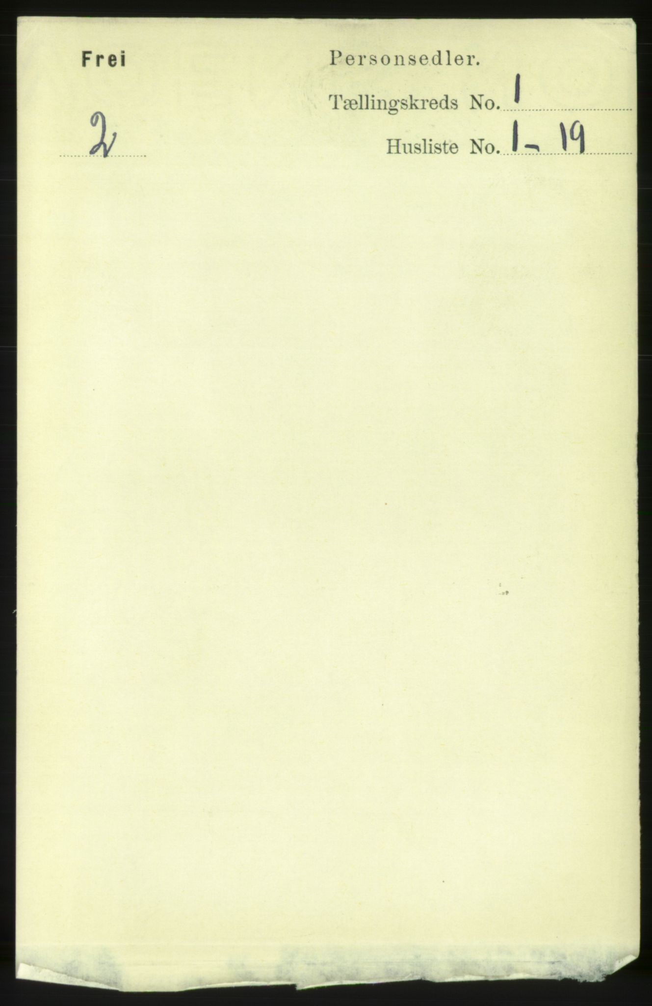 RA, 1891 census for 1556 Frei, 1891, p. 96