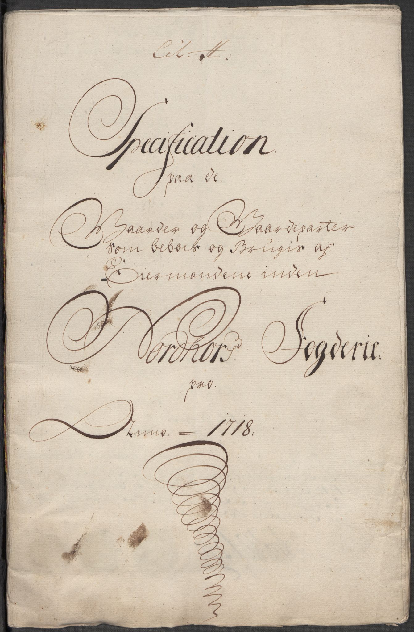 Rentekammeret inntil 1814, Reviderte regnskaper, Fogderegnskap, RA/EA-4092/R51/L3202: Fogderegnskap Nordhordland og Voss, 1718, p. 109