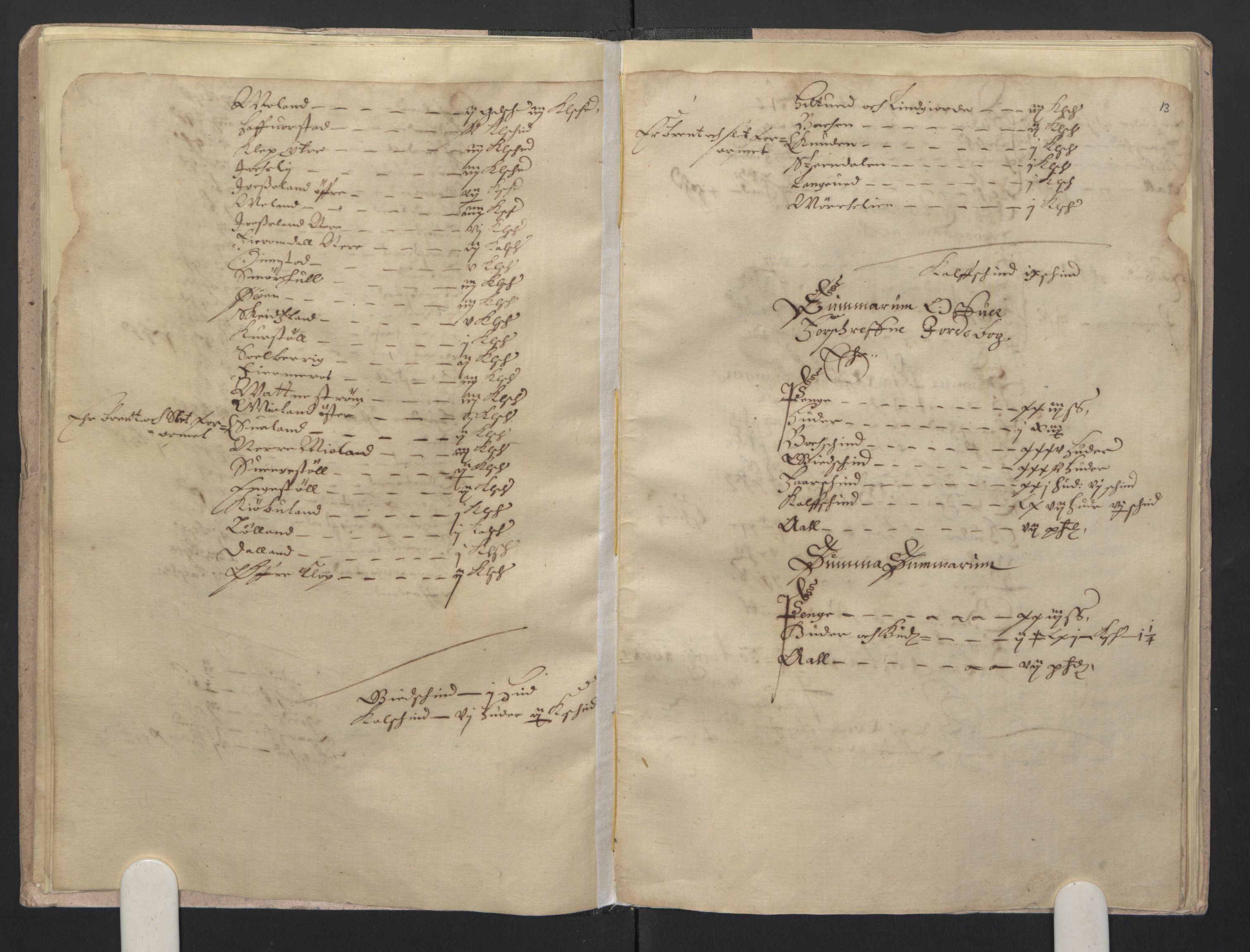 Rentekammeret inntil 1814, Realistisk ordnet avdeling, AV/RA-EA-4070/L/L0021/0003: Agder lagdømme: / Kronens jordebok. Råbyggelag, 1661, p. 12b-13a