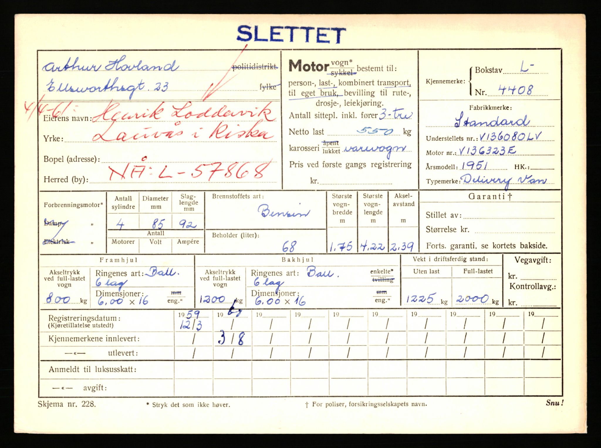 Stavanger trafikkstasjon, AV/SAST-A-101942/0/F/L0012: L-4200 - L-4699, 1930-1971, p. 867