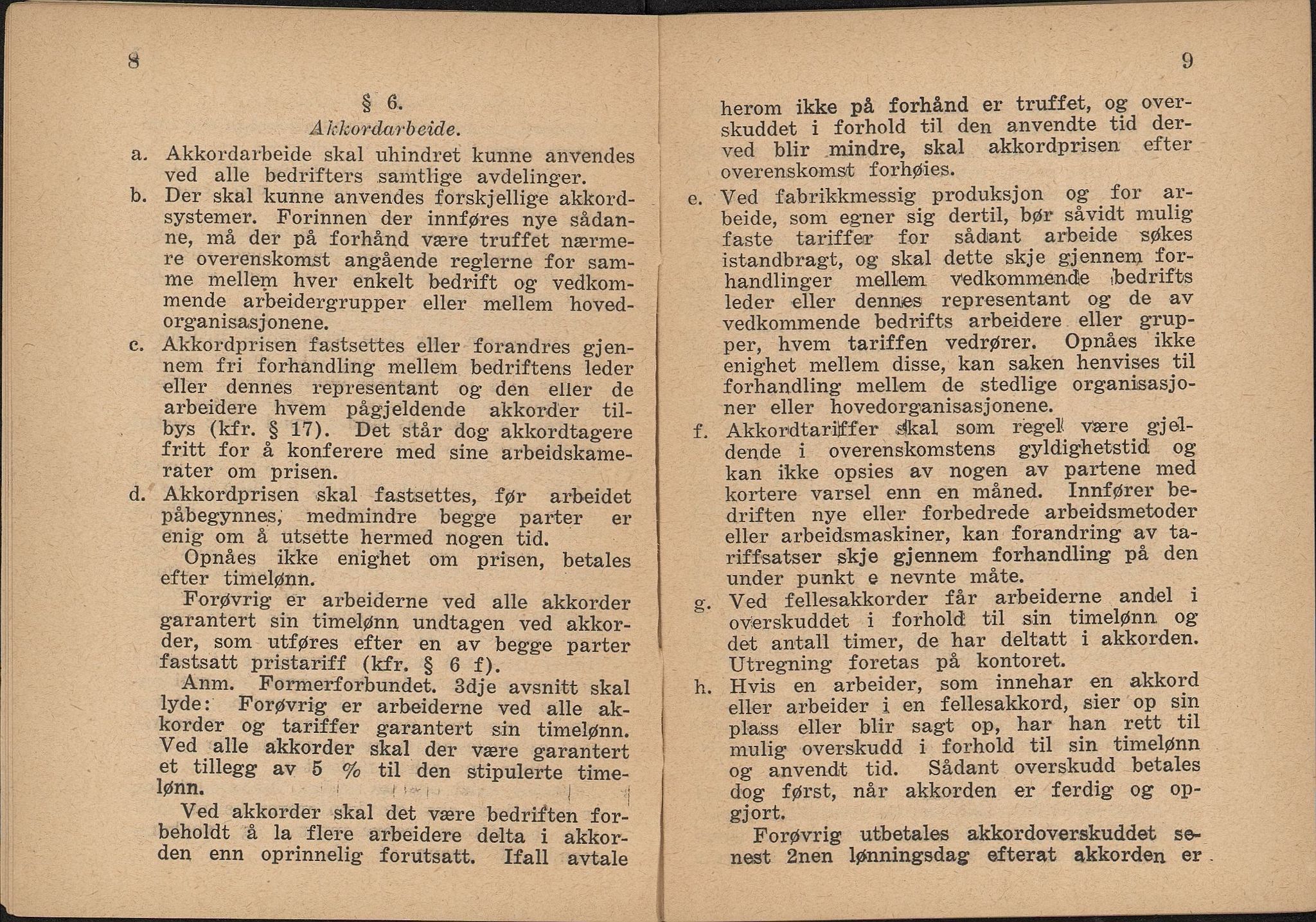 Norsk jern- og metallarbeiderforbund, AAB/ARK-1659/O/L0001/0014: Verkstedsoverenskomsten / Verkstedsoverenskomsten, 1931