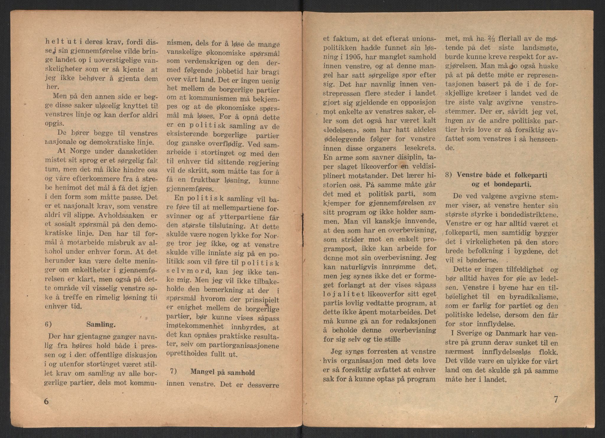 Venstres Hovedorganisasjon, RA/PA-0876/X/L0001: De eldste skrifter, 1860-1936, p. 1041