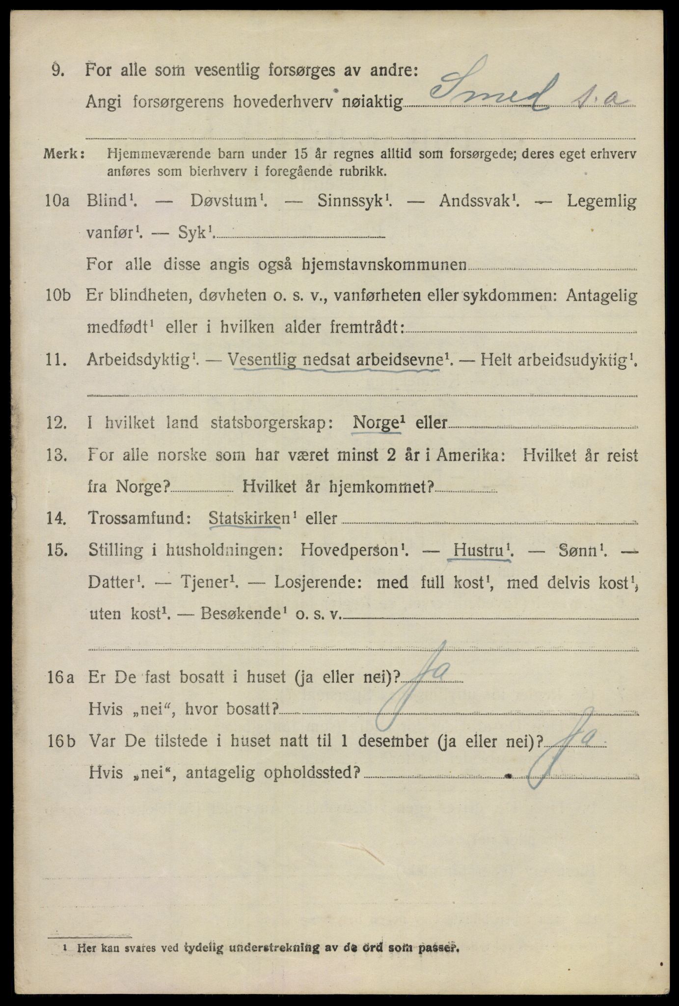 SAO, 1920 census for Kråkerøy, 1920, p. 5343