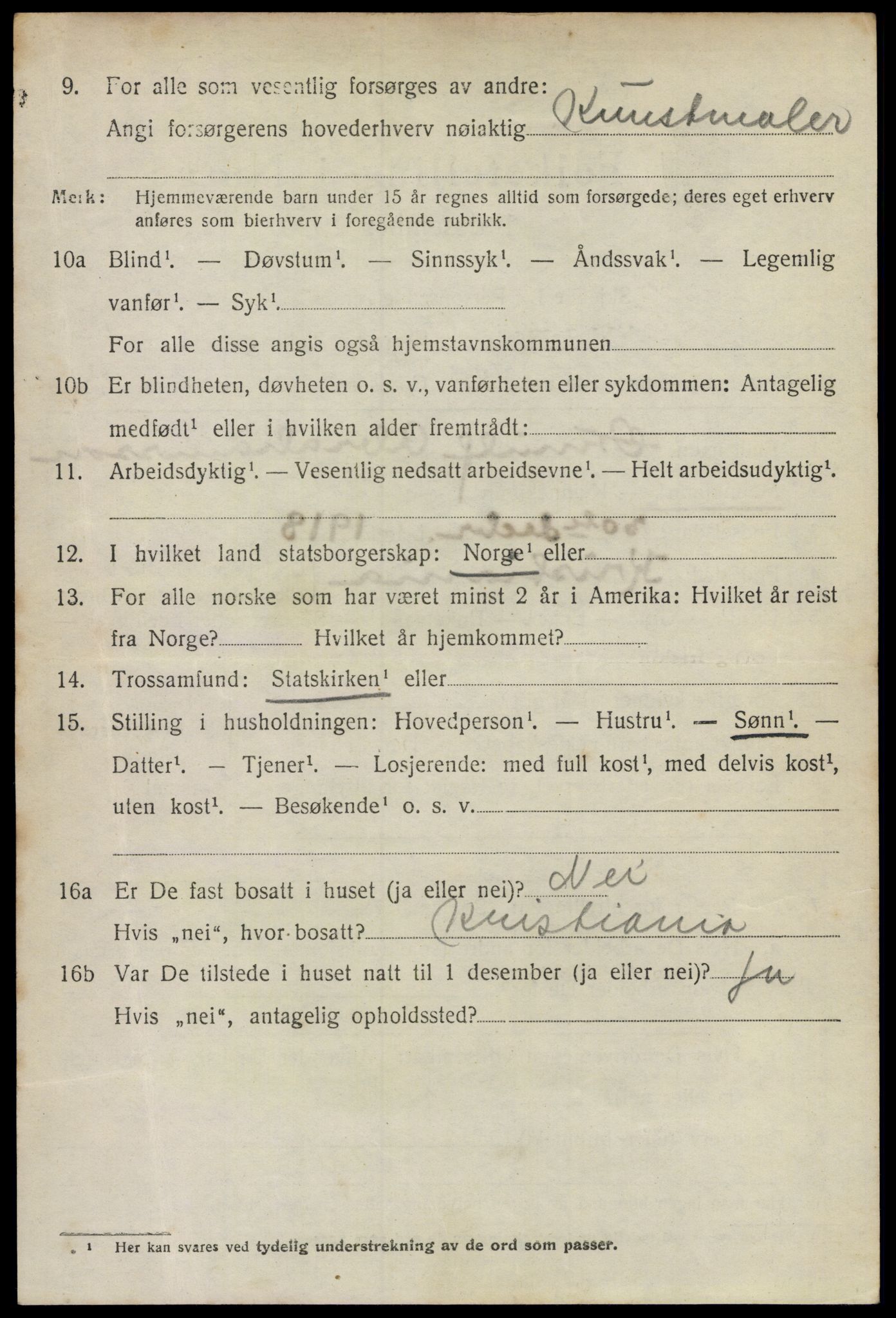 SAO, 1920 census for Onsøy, 1920, p. 17461