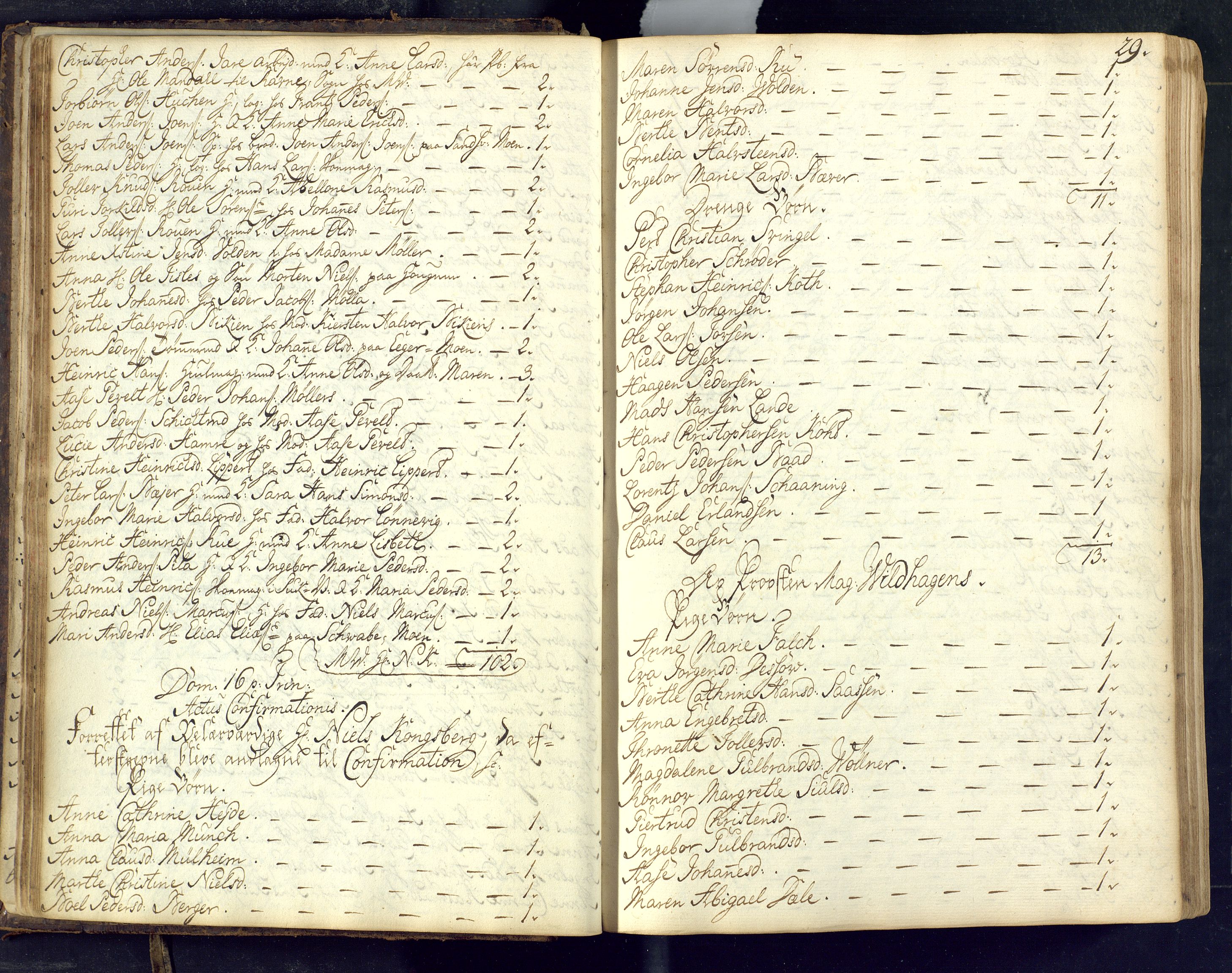 Kongsberg kirkebøker, SAKO/A-22/M/Ma/L0002: Communicants register no. 2, 1739-1745, p. 29