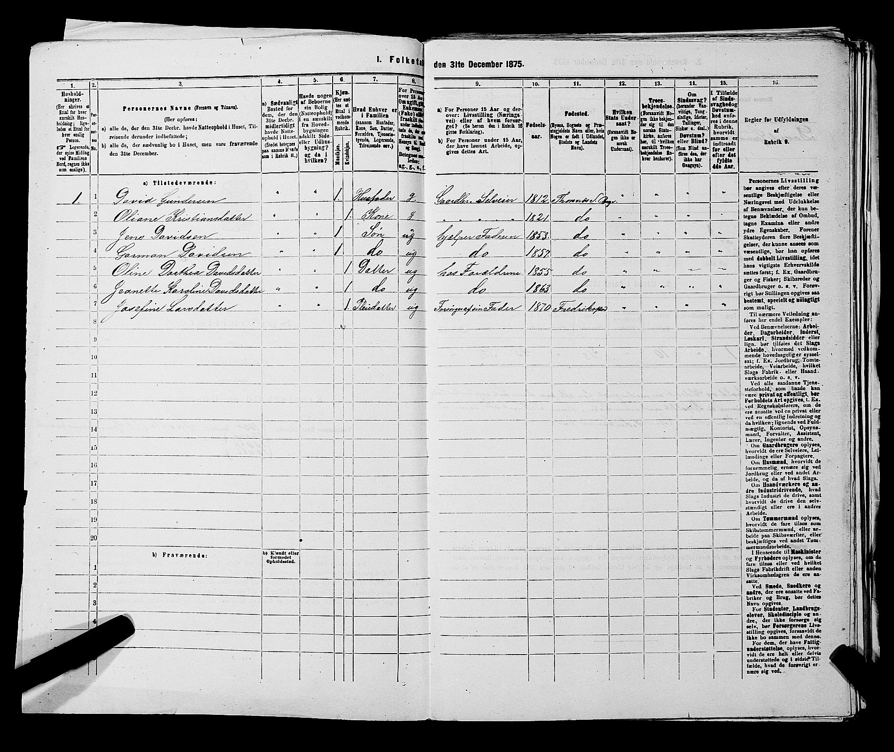 RA, 1875 census for 0113P Borge, 1875, p. 1104