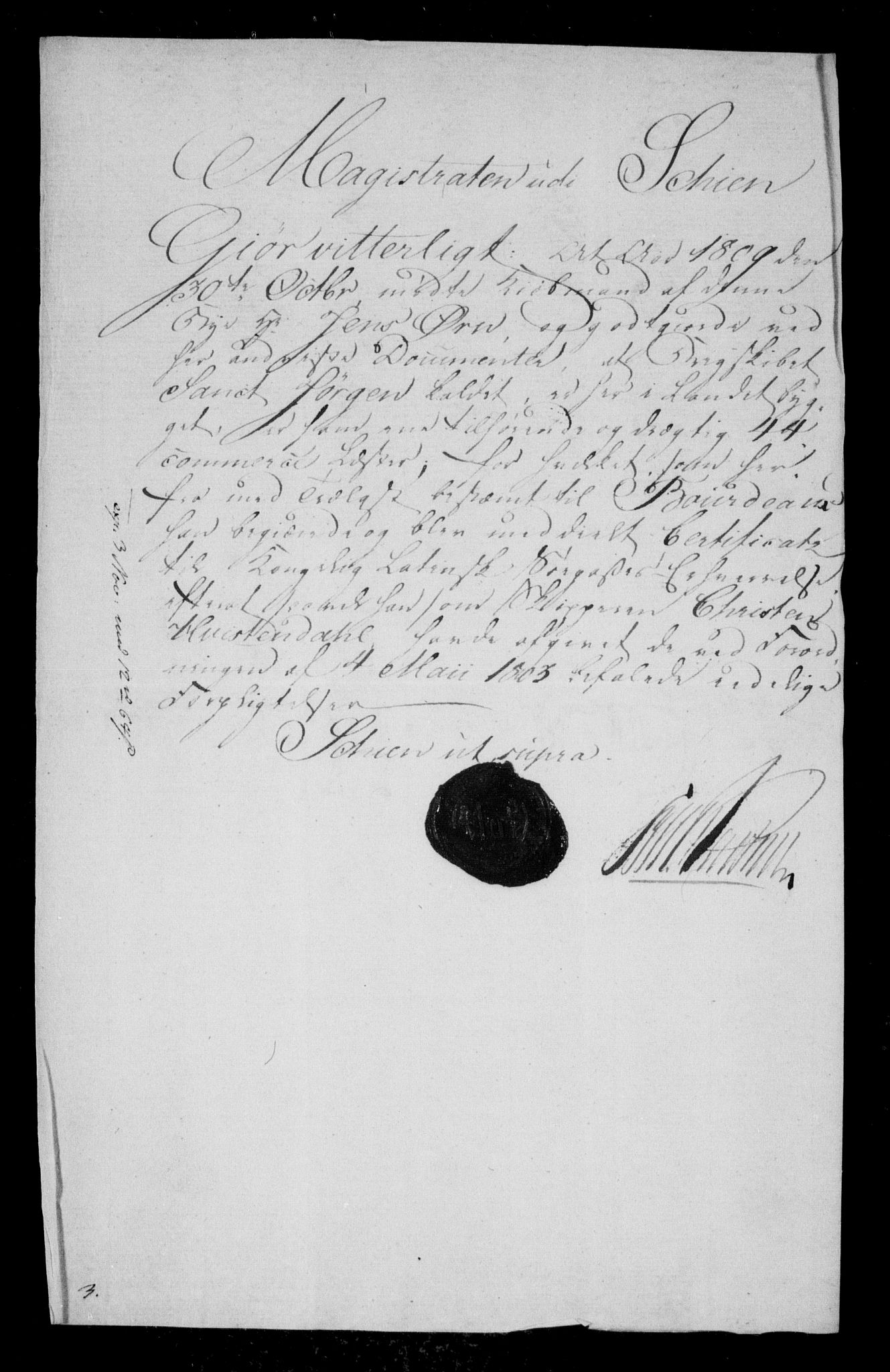 Danske Kanselli, Skapsaker, AV/RA-EA-4061/F/L0052: Skap 13, pakke 2, 1809-1810, p. 298