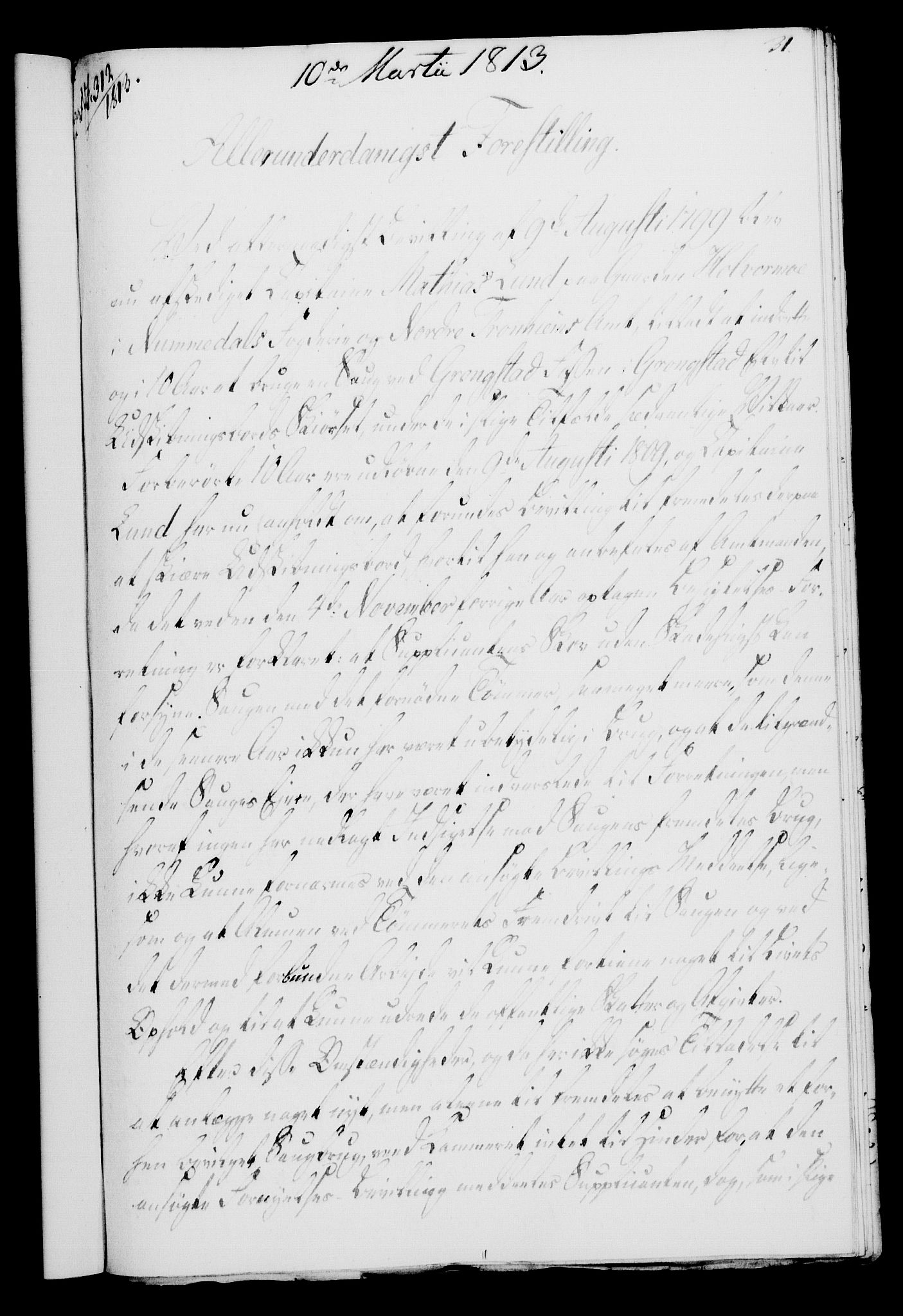 Rentekammeret, Kammerkanselliet, RA/EA-3111/G/Gf/Gfa/L0095: Norsk relasjons- og resolusjonsprotokoll (merket RK 52.95), 1813-1814, p. 134