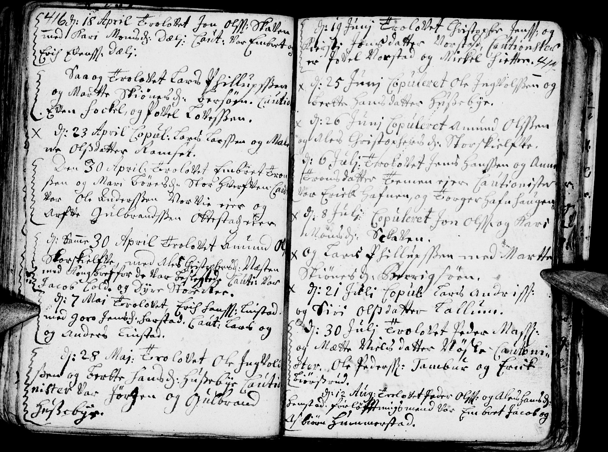 Stange prestekontor, AV/SAH-PREST-002/K/L0002: Parish register (official) no. 2, 1724-1740, p. 416-417