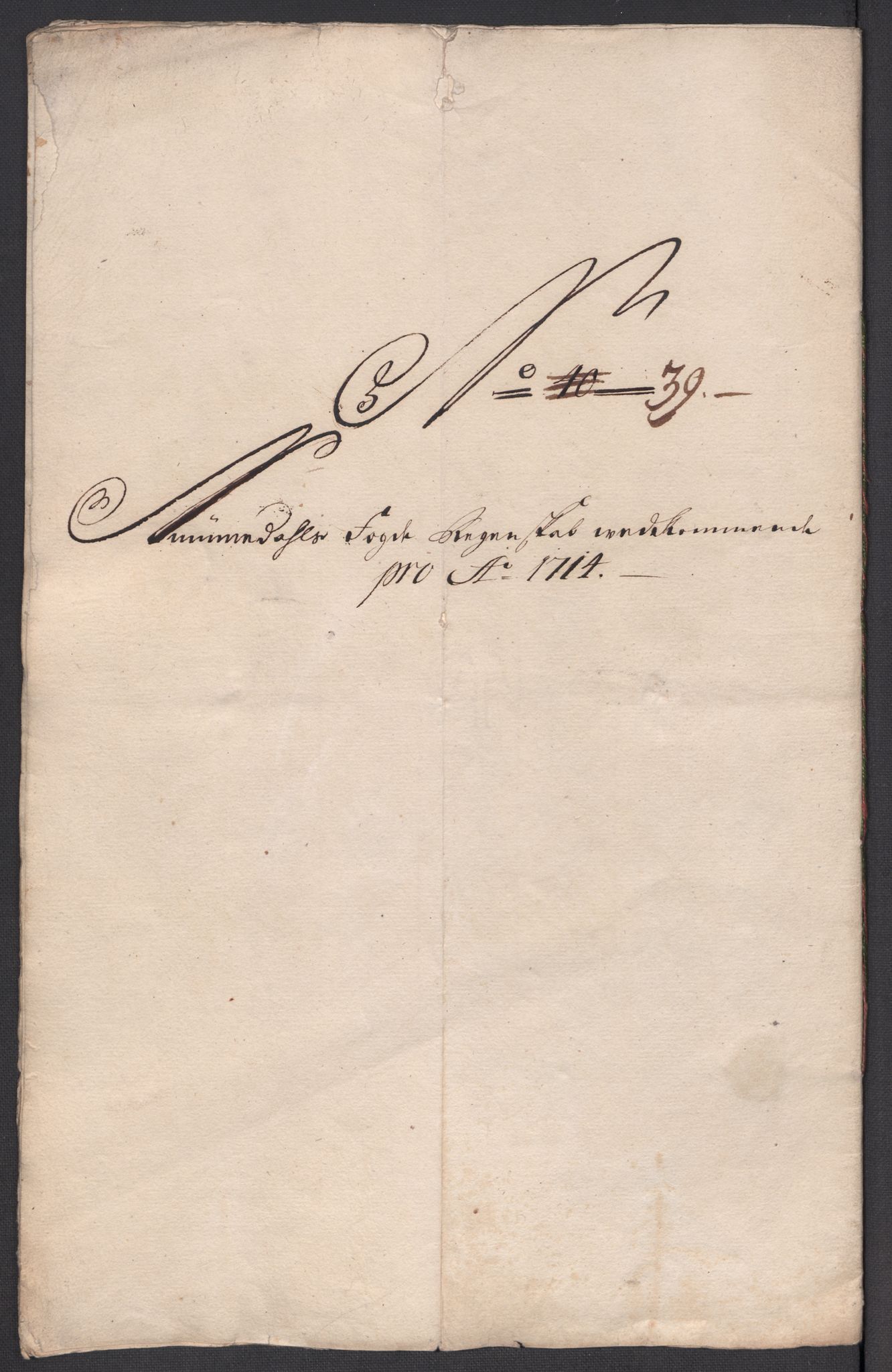 Rentekammeret inntil 1814, Reviderte regnskaper, Fogderegnskap, AV/RA-EA-4092/R64/L4435: Fogderegnskap Namdal, 1714, p. 237