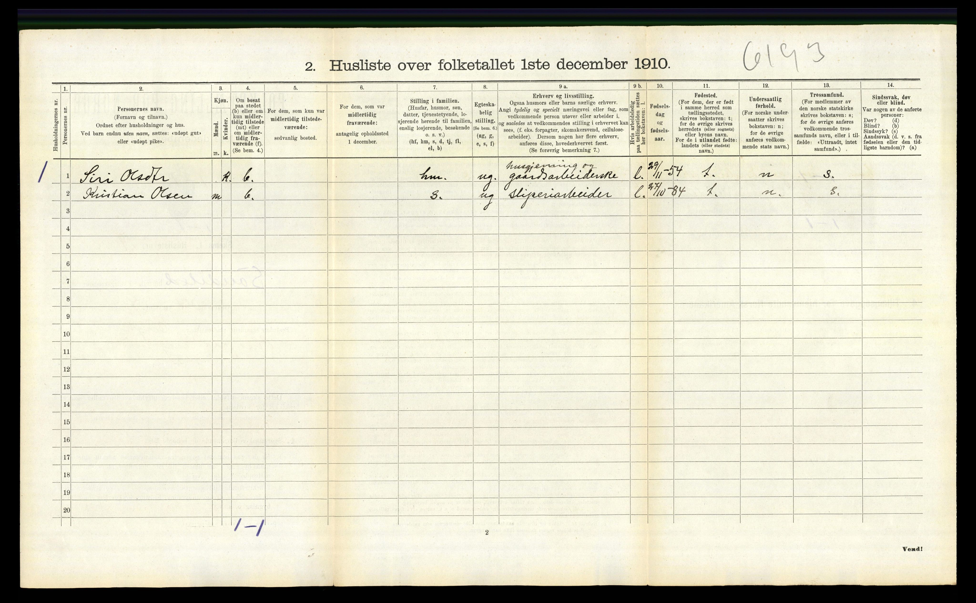 RA, 1910 census for Søndeled, 1910, p. 959