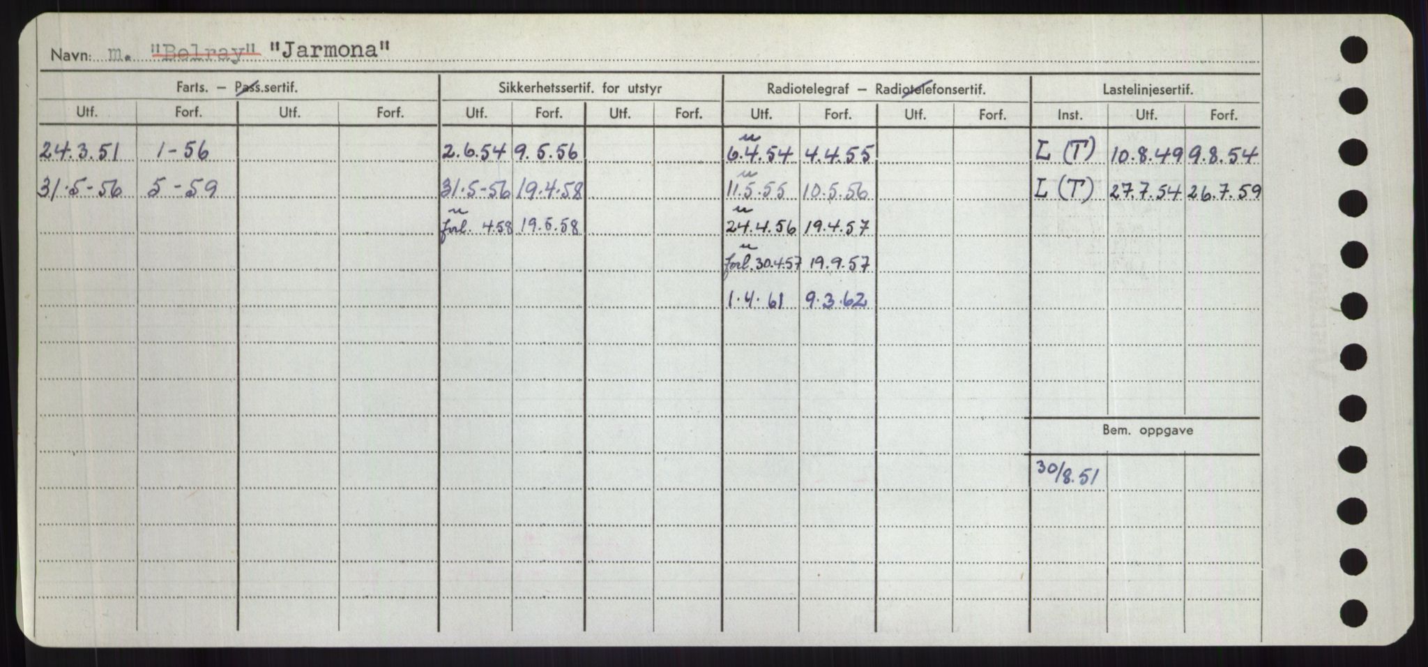 Sjøfartsdirektoratet med forløpere, Skipsmålingen, AV/RA-S-1627/H/Hd/L0019: Fartøy, J, p. 274