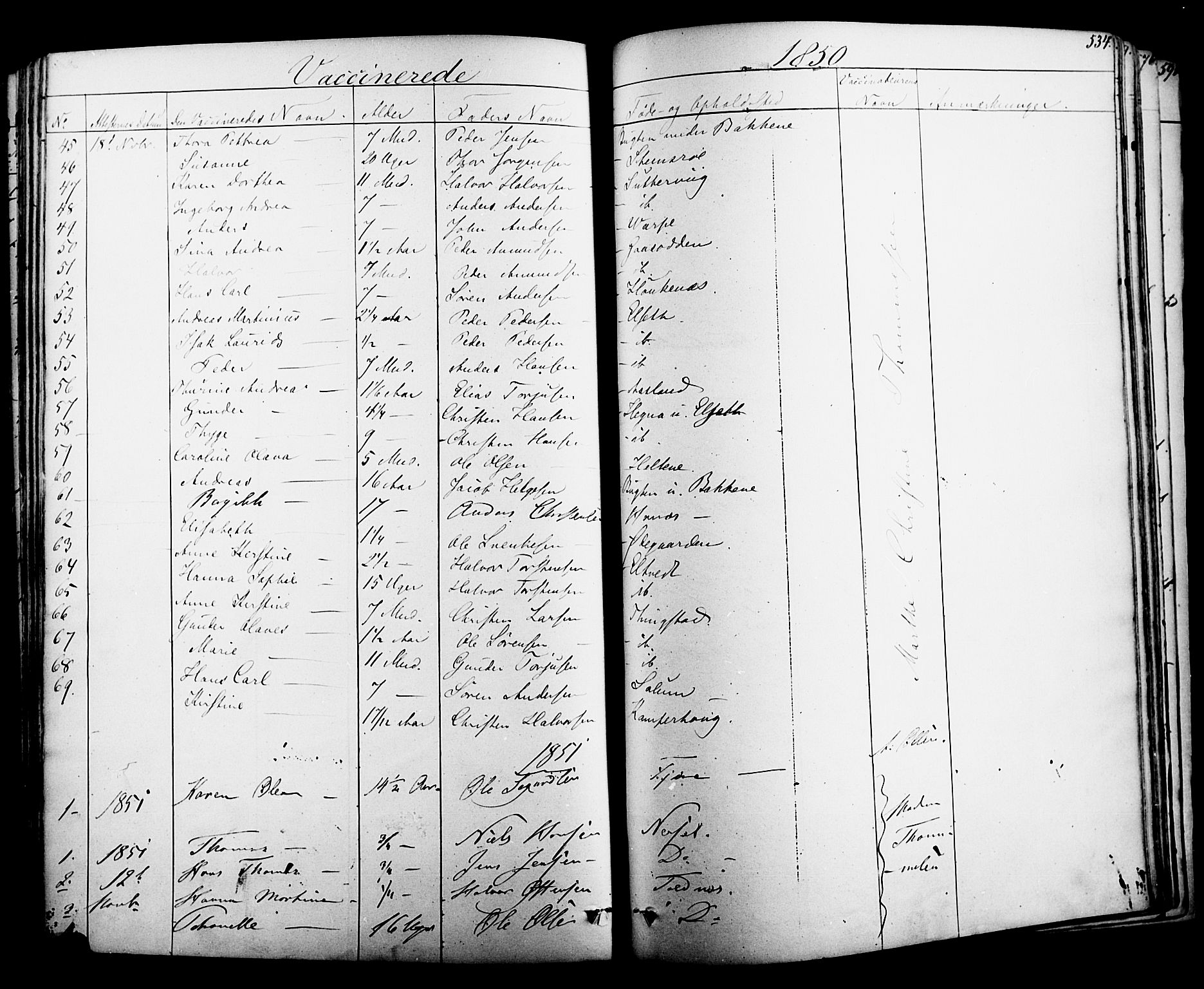 Solum kirkebøker, SAKO/A-306/F/Fa/L0006: Parish register (official) no. I 6, 1844-1855, p. 534
