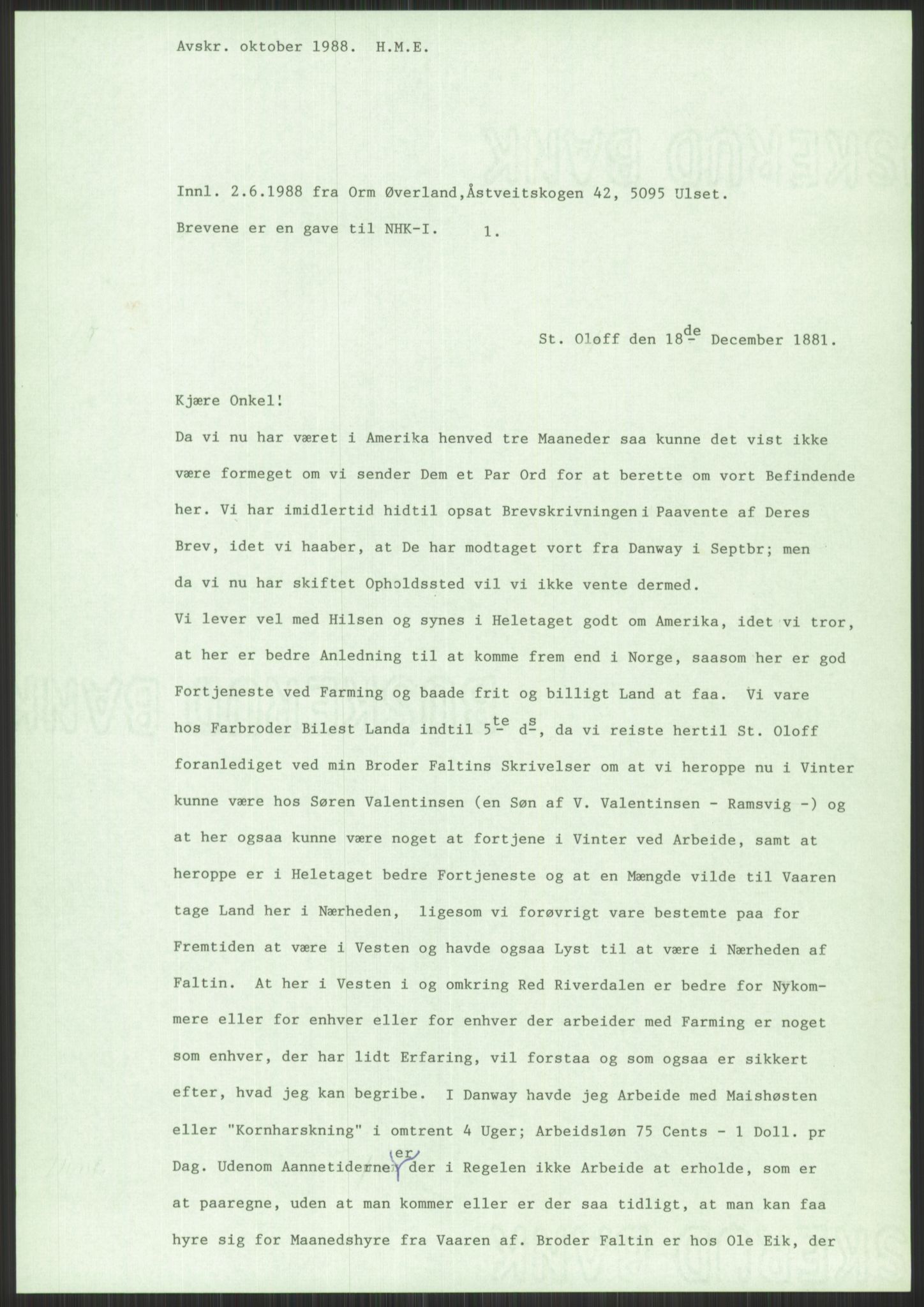 Samlinger til kildeutgivelse, Amerikabrevene, AV/RA-EA-4057/F/L0030: Innlån fra Rogaland: Vatnaland - Øverland, 1838-1914, p. 669