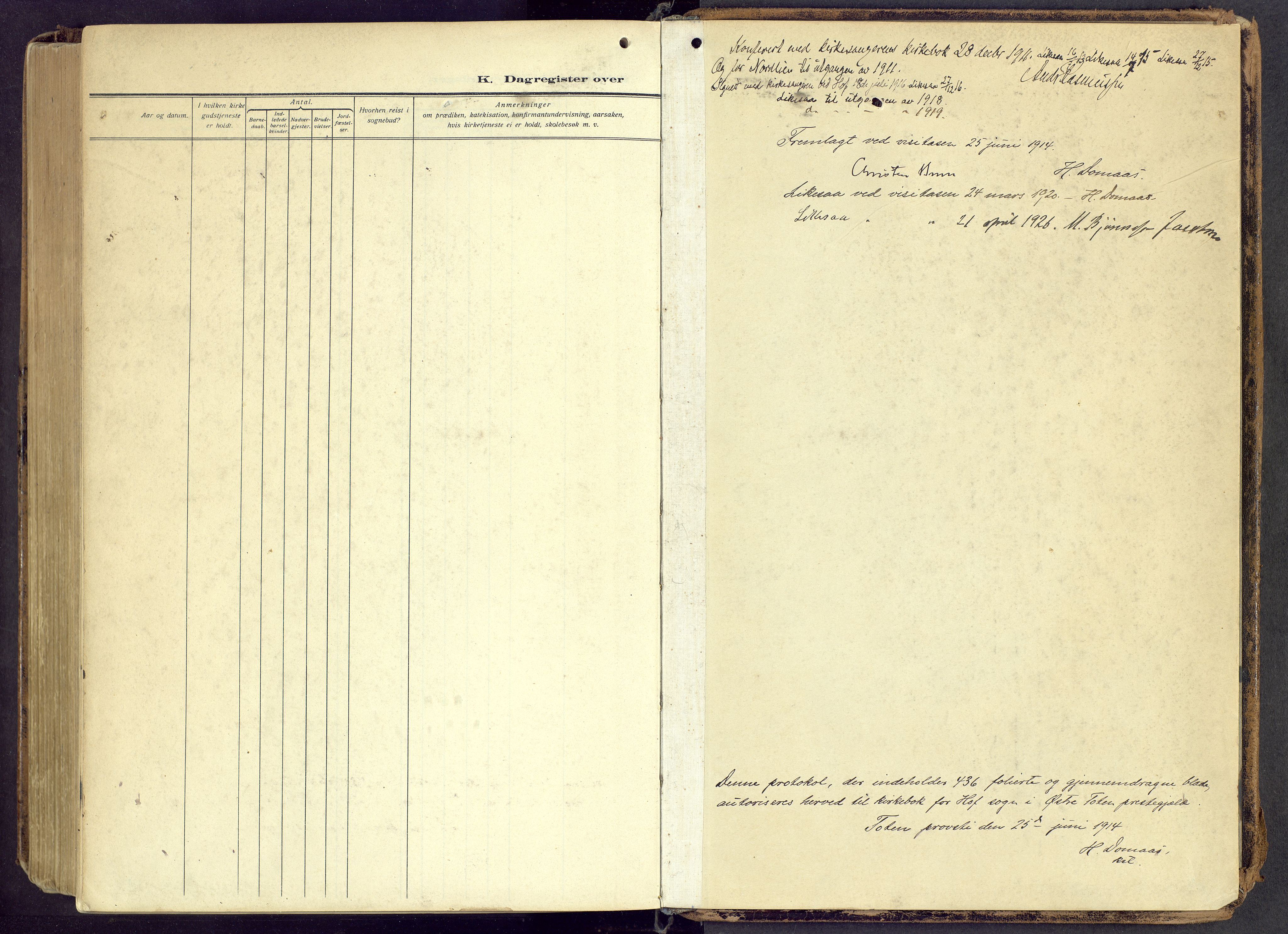 Østre Toten prestekontor, SAH/PREST-104/H/Ha/Haa/L0010: Parish register (official) no. 10, 1910-1920