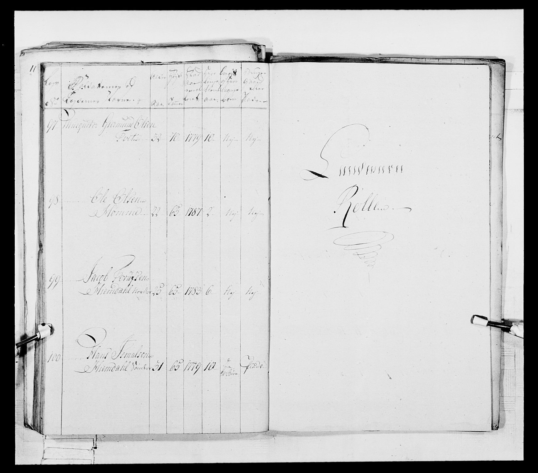 Generalitets- og kommissariatskollegiet, Det kongelige norske kommissariatskollegium, AV/RA-EA-5420/E/Eh/L0056: 2. Smålenske nasjonale infanteriregiment, 1789, p. 279