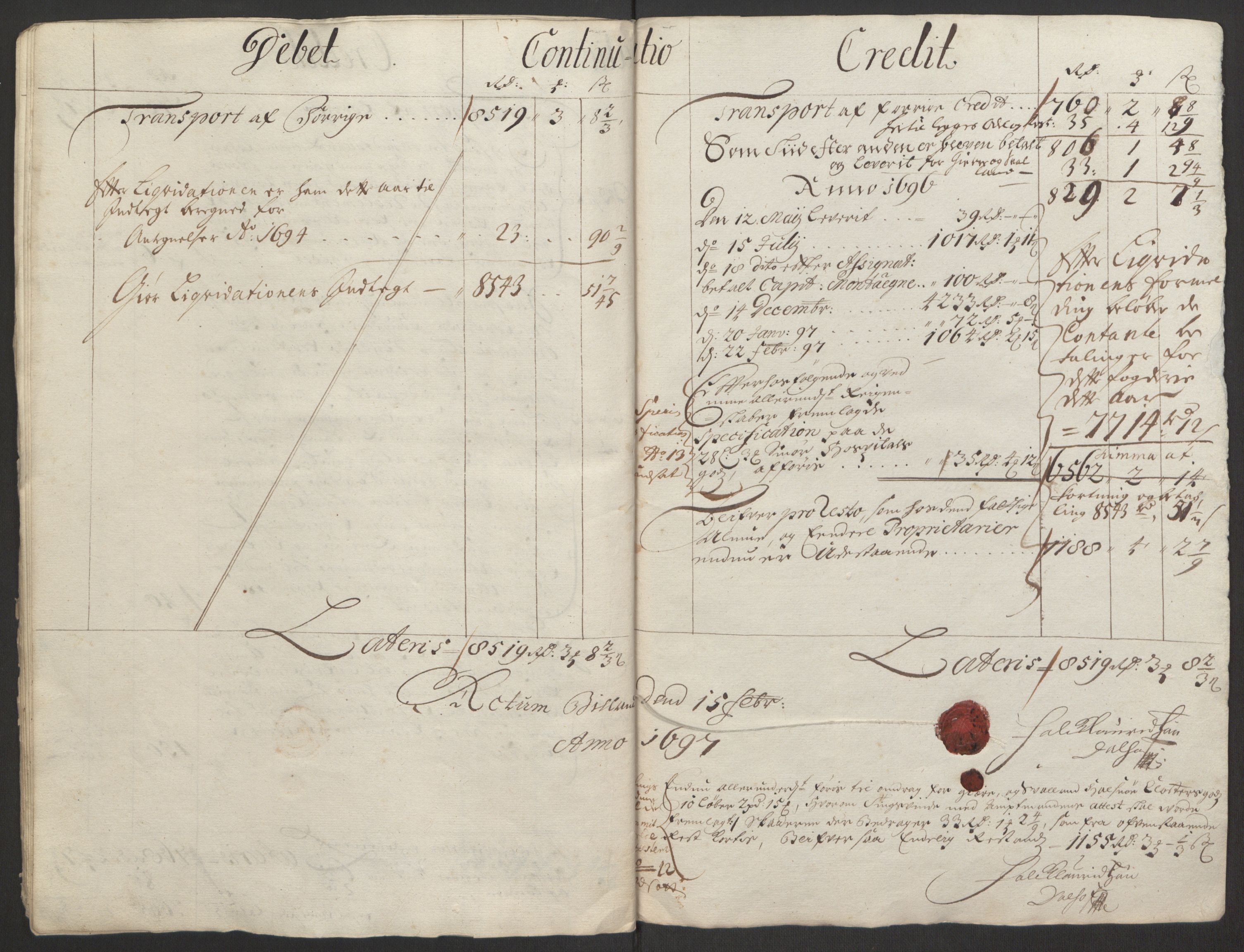 Rentekammeret inntil 1814, Reviderte regnskaper, Fogderegnskap, AV/RA-EA-4092/R48/L2976: Fogderegnskap Sunnhordland og Hardanger, 1695-1696, p. 283