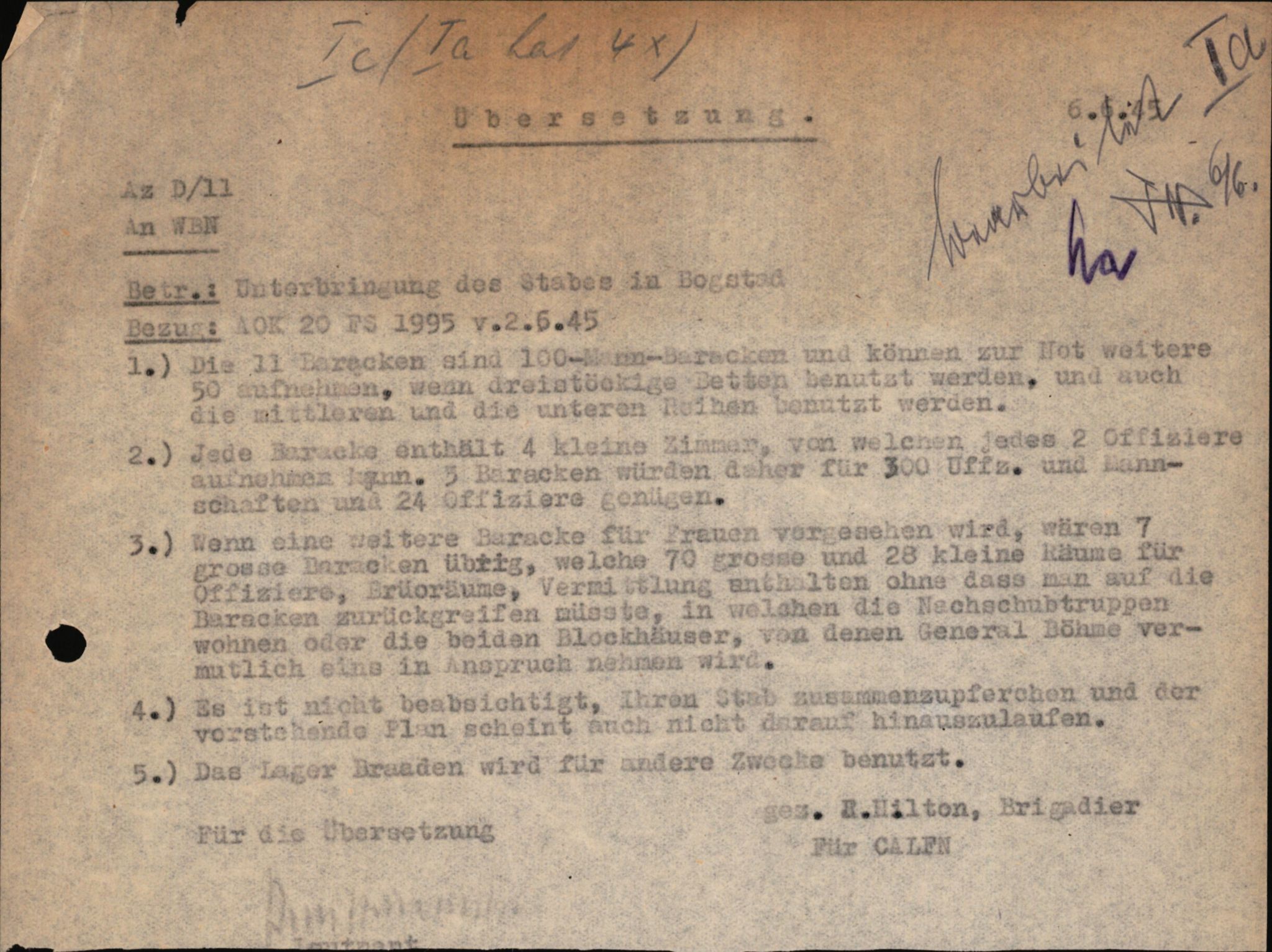 Forsvarets Overkommando. 2 kontor. Arkiv 11.4. Spredte tyske arkivsaker, AV/RA-RAFA-7031/D/Dar/Darc/L0017: FO.II, 1945, p. 1159