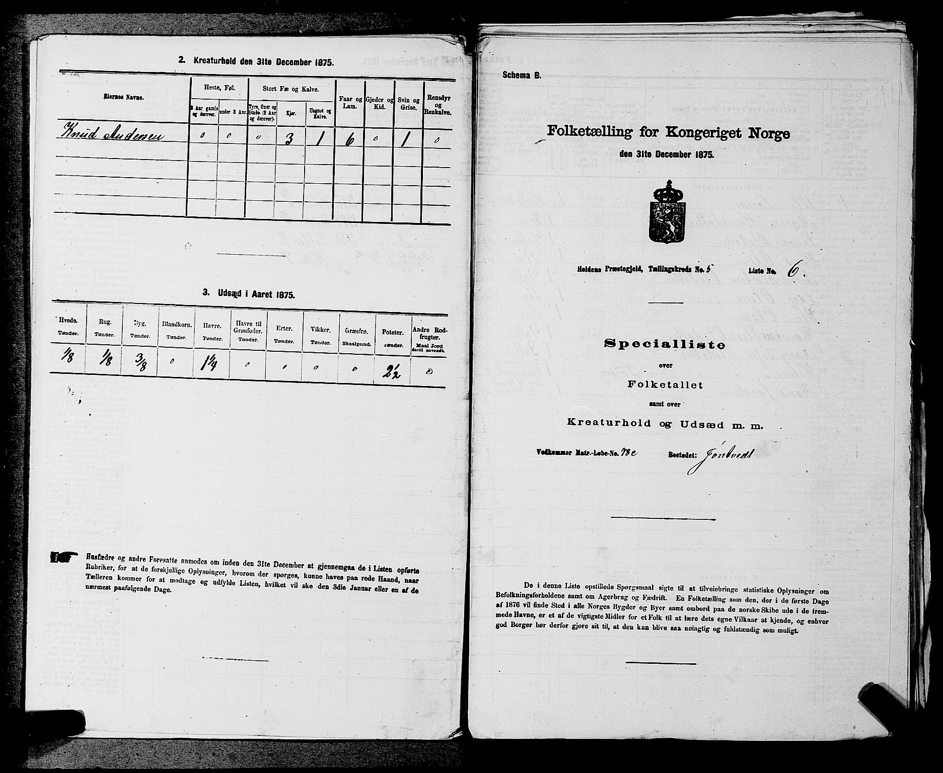 SAKO, 1875 census for 0819P Holla, 1875, p. 616