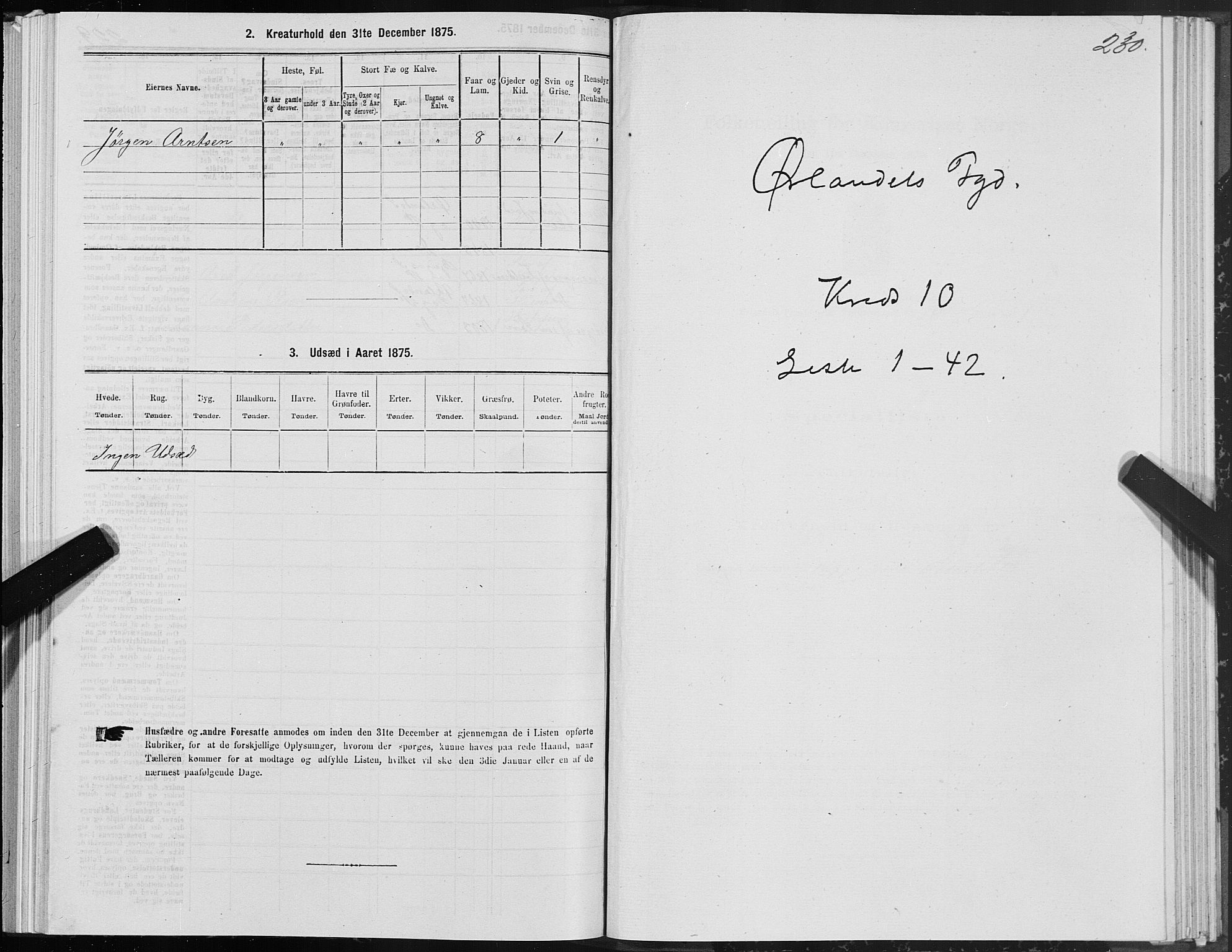 SAT, 1875 census for 1621P Ørland, 1875, p. 6230