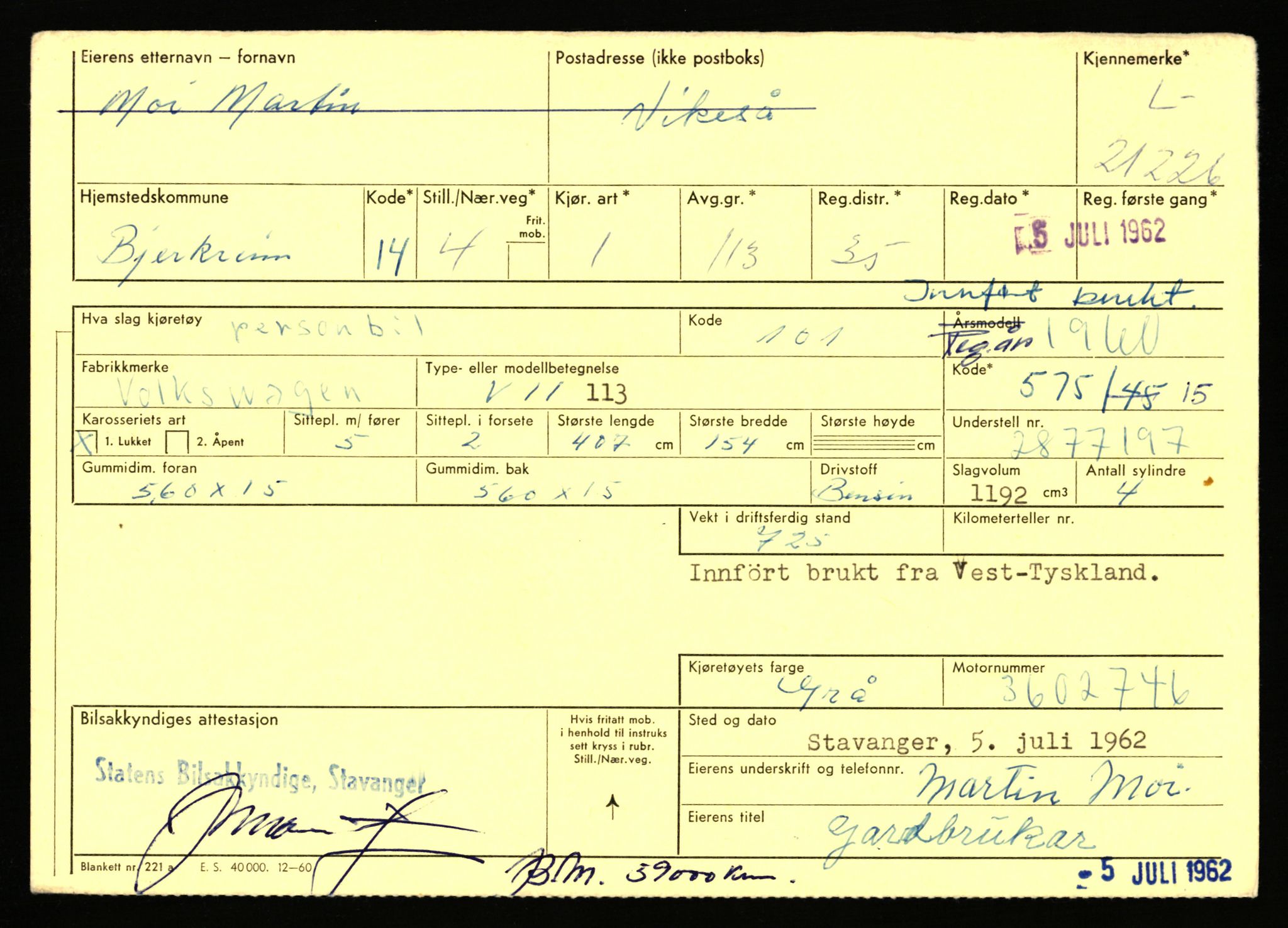 Stavanger trafikkstasjon, AV/SAST-A-101942/0/F/L0037: L-20500 - L-21499, 1930-1971, p. 1887