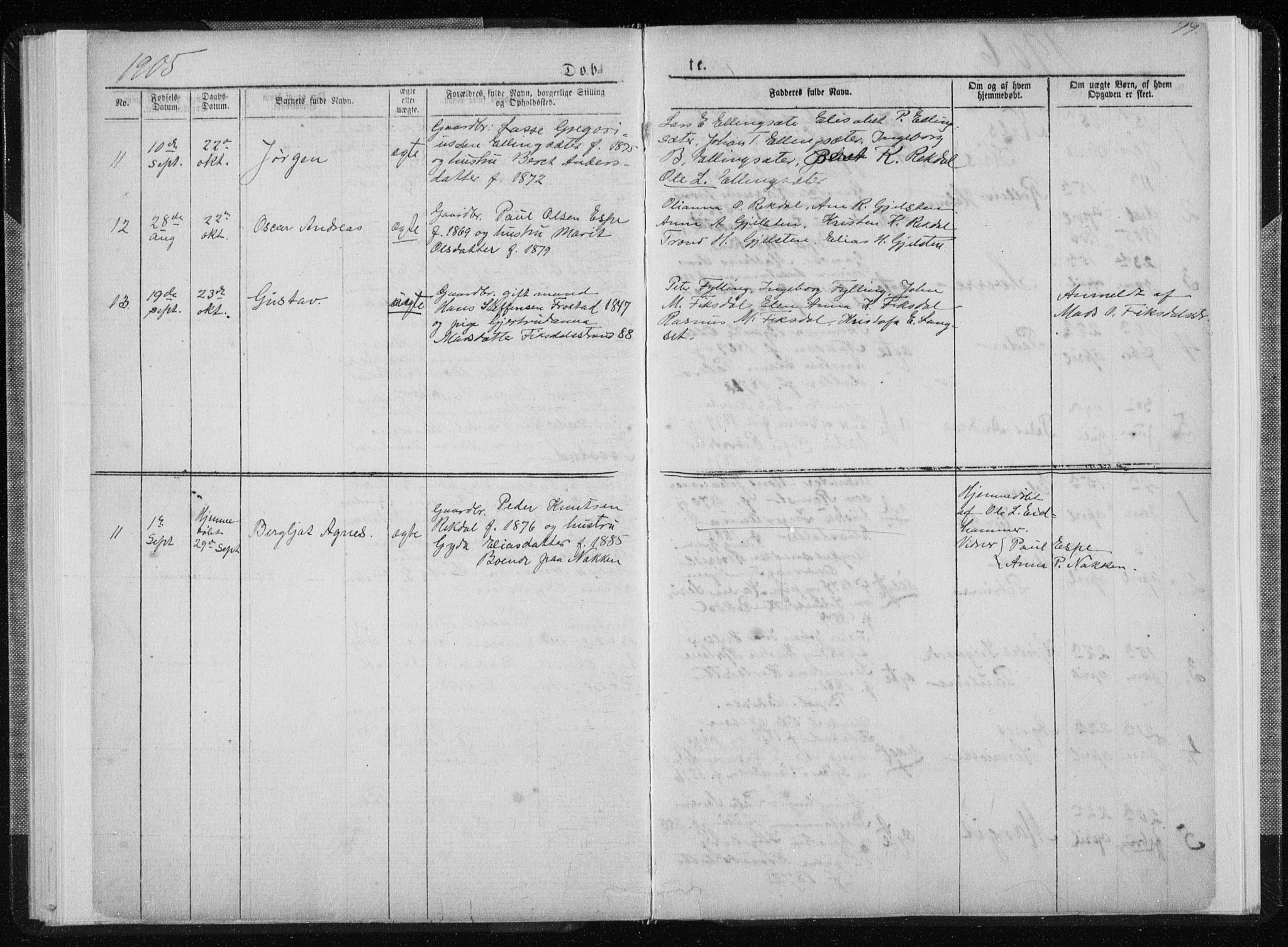 Ministerialprotokoller, klokkerbøker og fødselsregistre - Møre og Romsdal, AV/SAT-A-1454/540/L0541: Parish register (copy) no. 540C01, 1867-1920, p. 99