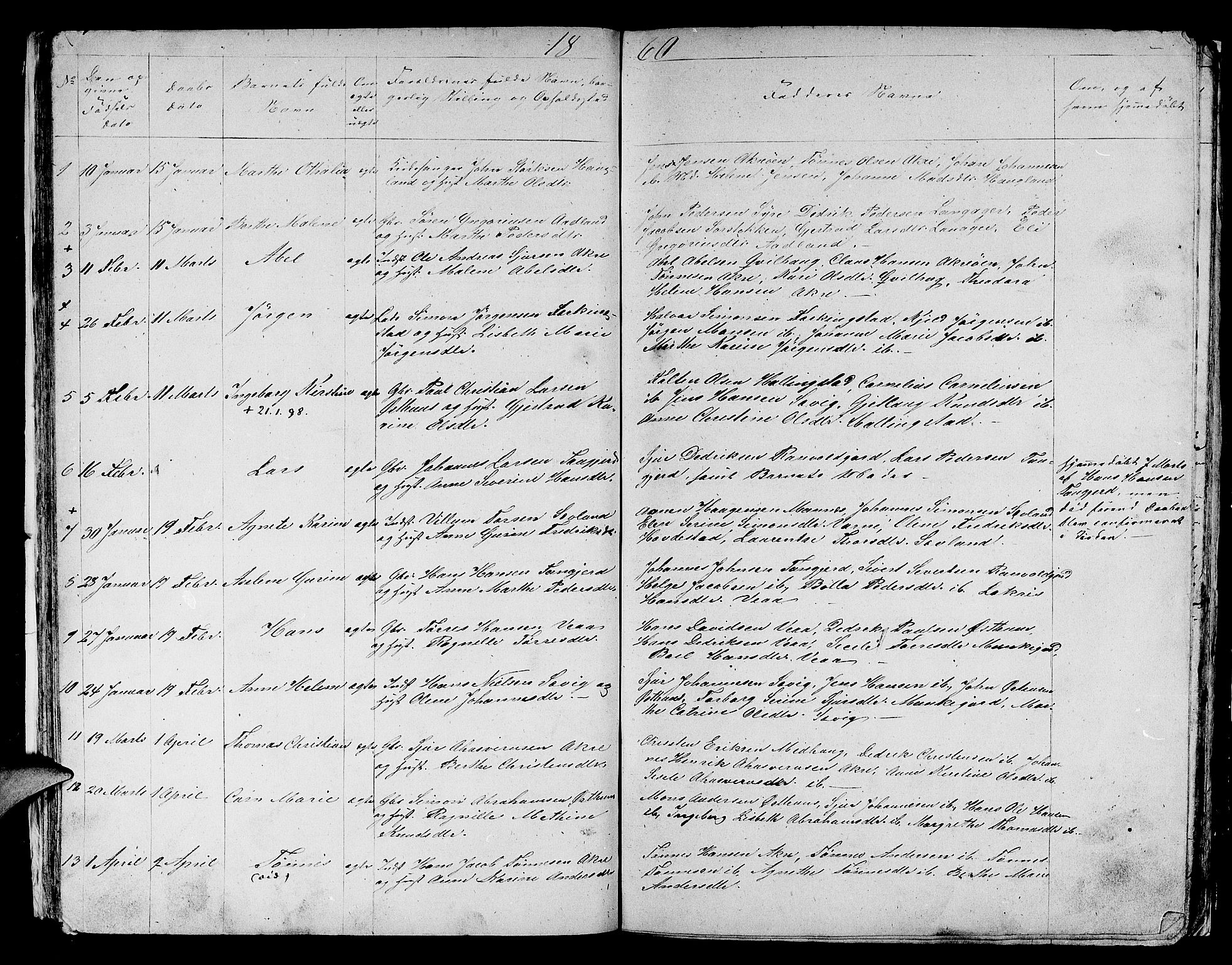 Skudenes sokneprestkontor, AV/SAST-A -101849/H/Ha/Hab/L0003: Parish register (copy) no. B 3, 1848-1865