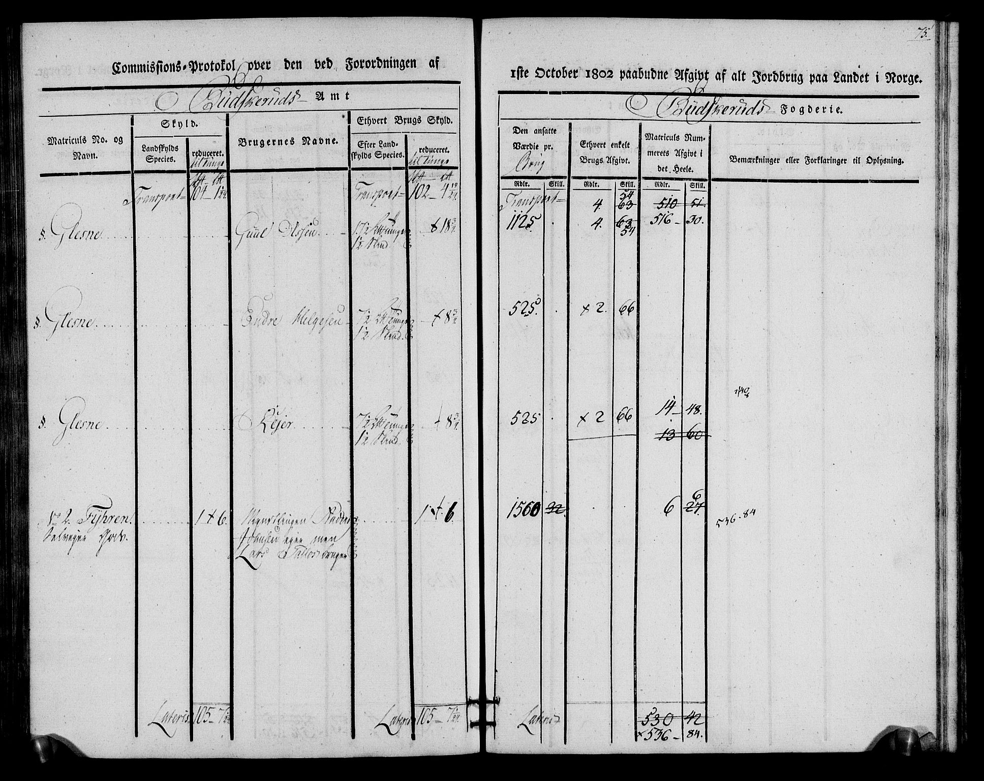 Rentekammeret inntil 1814, Realistisk ordnet avdeling, AV/RA-EA-4070/N/Ne/Nea/L0060: Buskerud fogderi. Kommisjonsprotokoll for Sigdal prestegjeld, 1803, p. 75