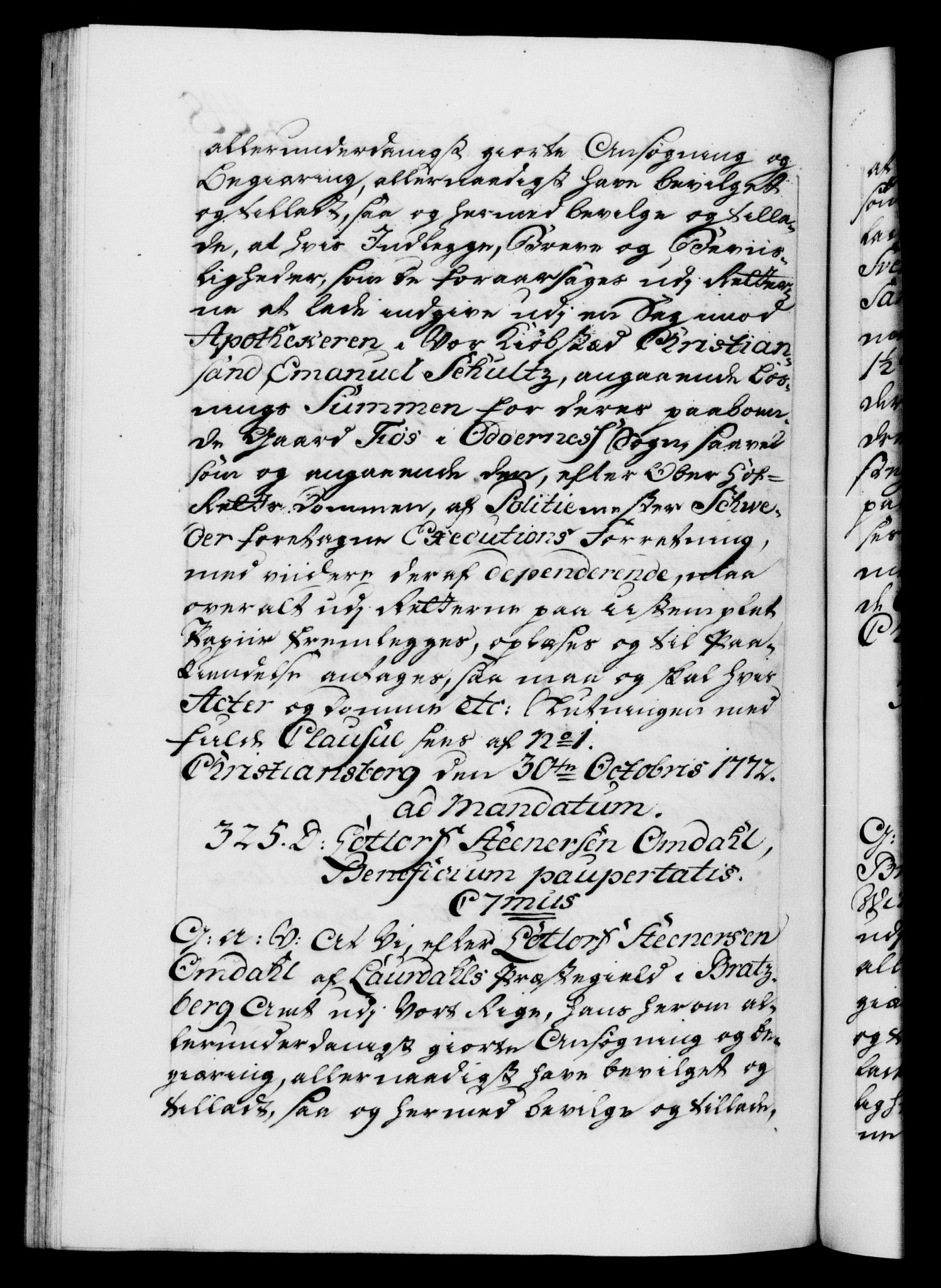 Danske Kanselli 1572-1799, AV/RA-EA-3023/F/Fc/Fca/Fcaa/L0045: Norske registre "Norske eller 3. dept.s åpne brev, 1771-1773, p. 448b