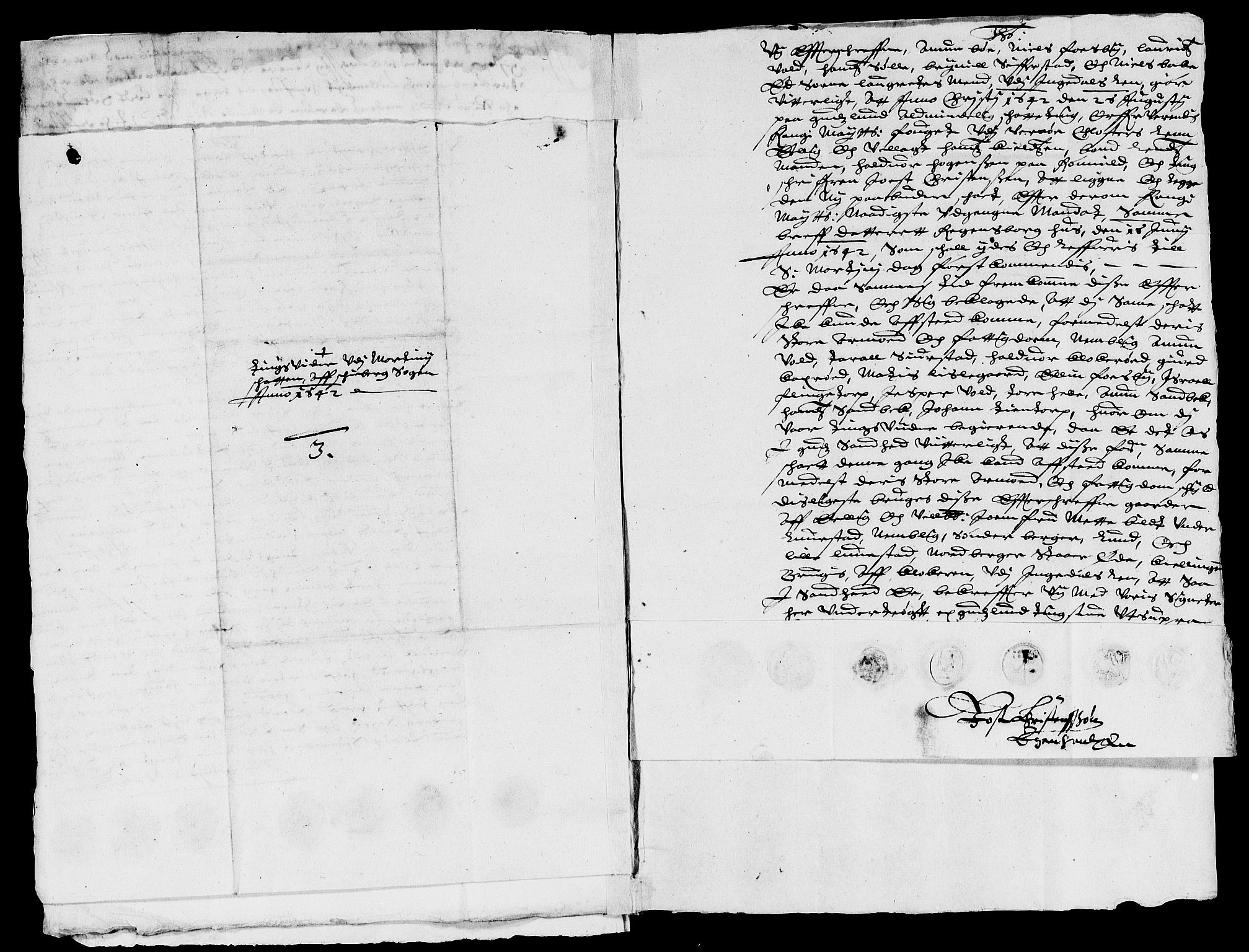 Rentekammeret inntil 1814, Reviderte regnskaper, Lensregnskaper, AV/RA-EA-5023/R/Rb/Rbg/L0006: Verne kloster len, 1641-1644