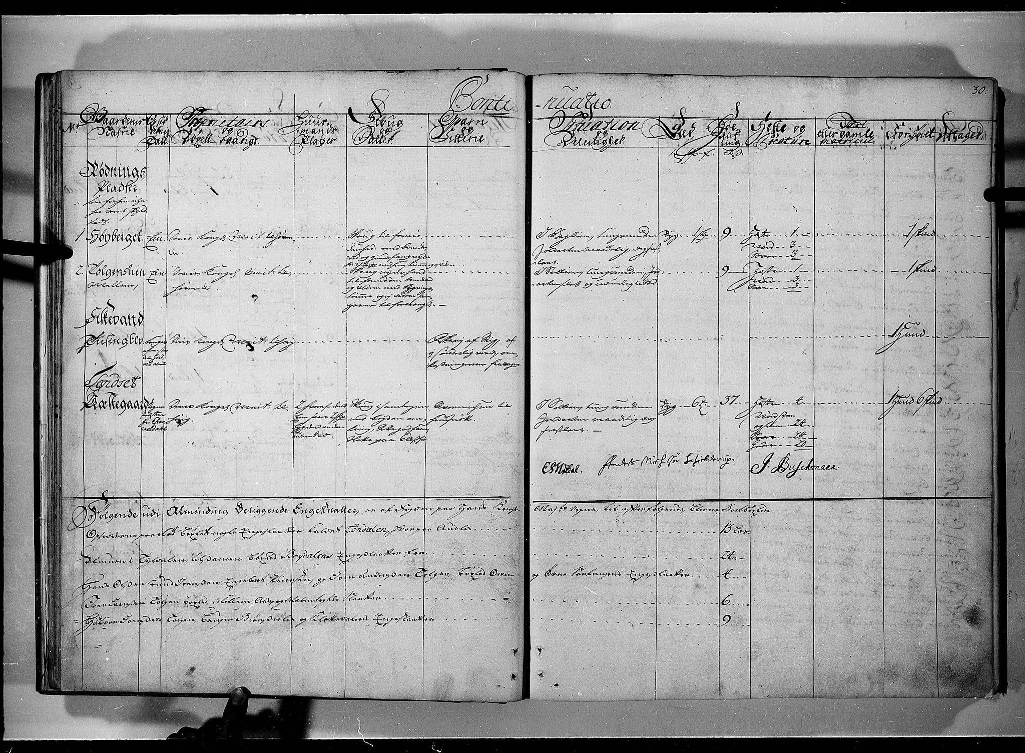 Rentekammeret inntil 1814, Realistisk ordnet avdeling, AV/RA-EA-4070/N/Nb/Nbf/L0101: Solør, Østerdalen og Odal eksaminasjonsprotokoll, 1723, p. 29b-30a