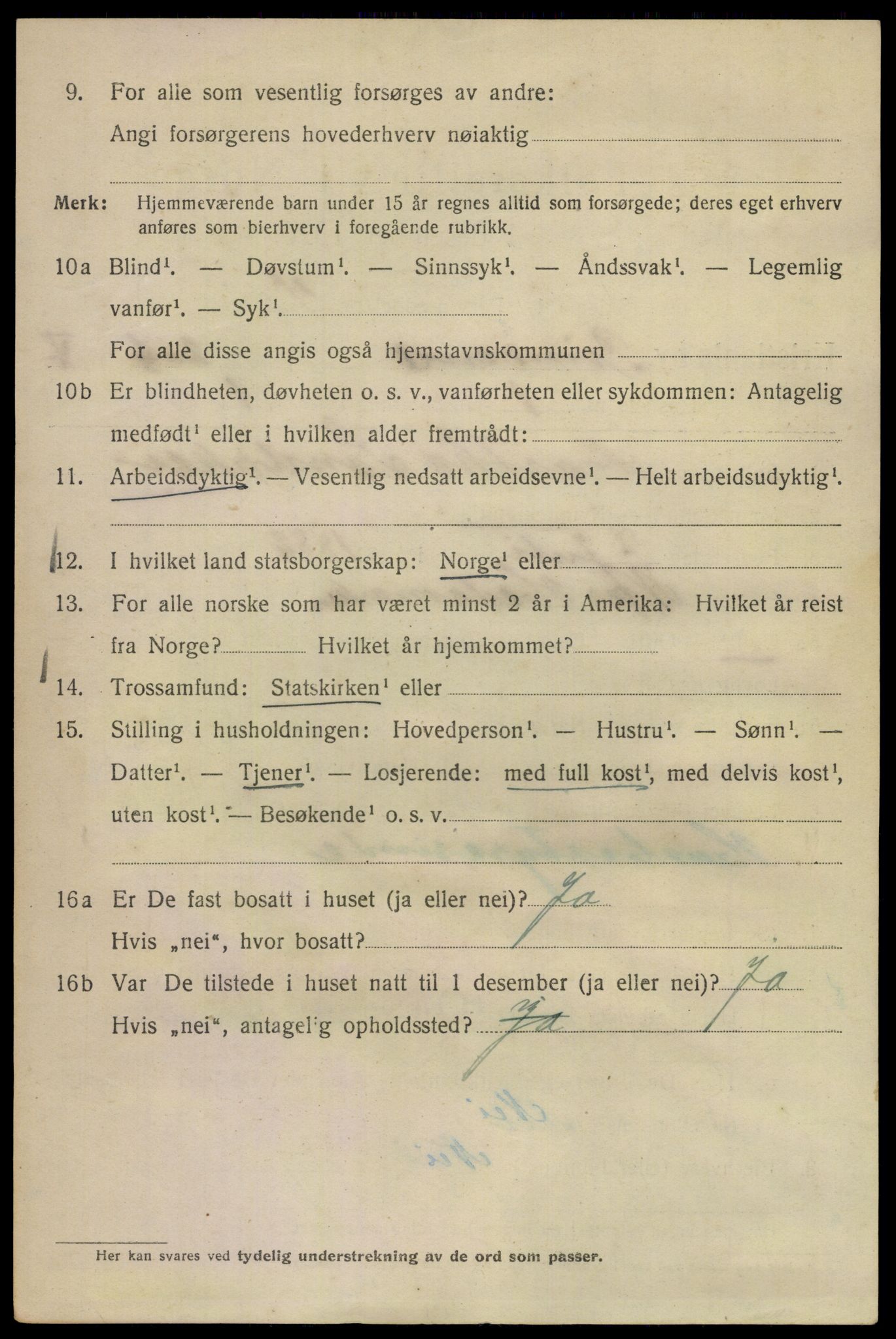 SAO, 1920 census for Kristiania, 1920, p. 458718