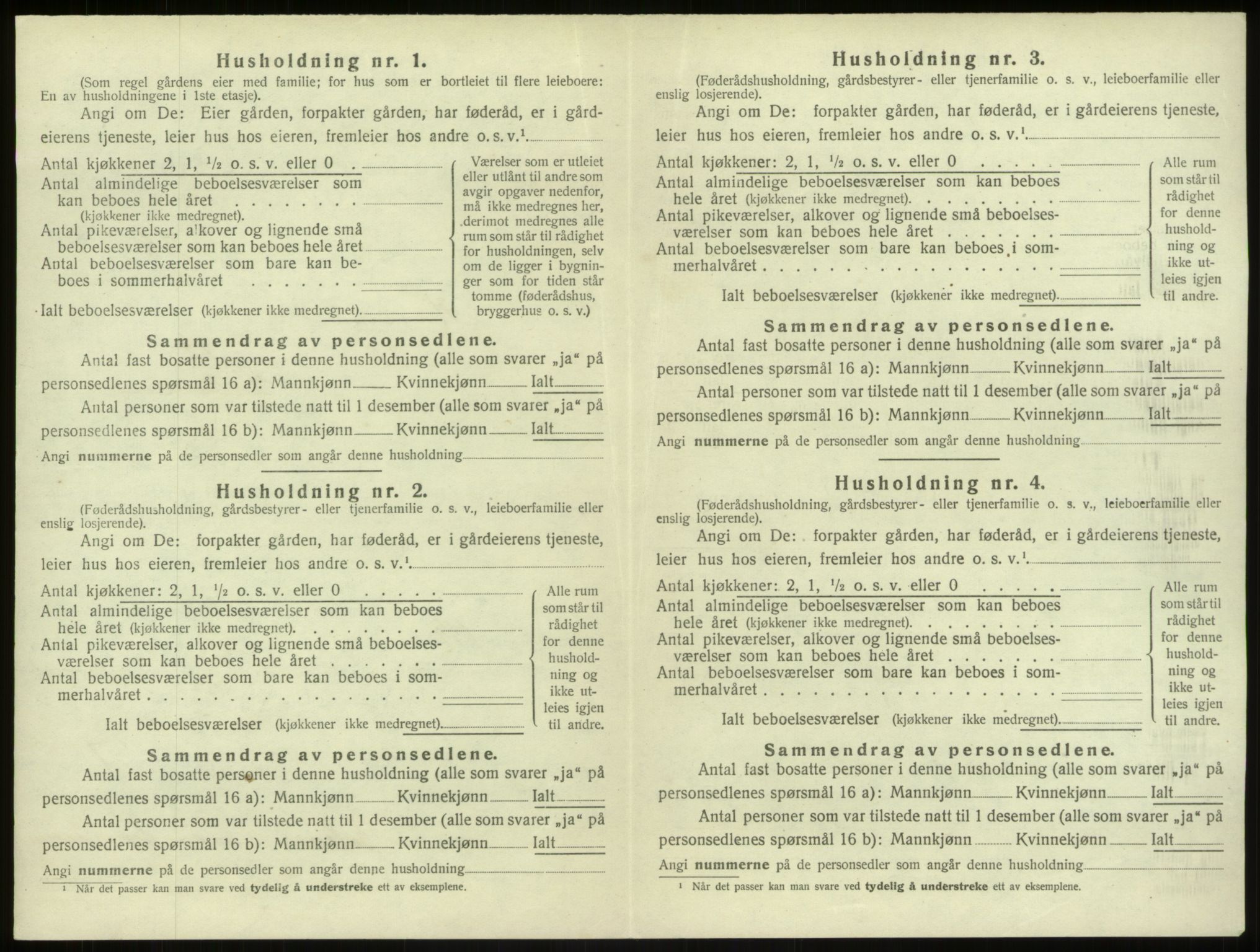 SAB, 1920 census for Haus, 1920, p. 382