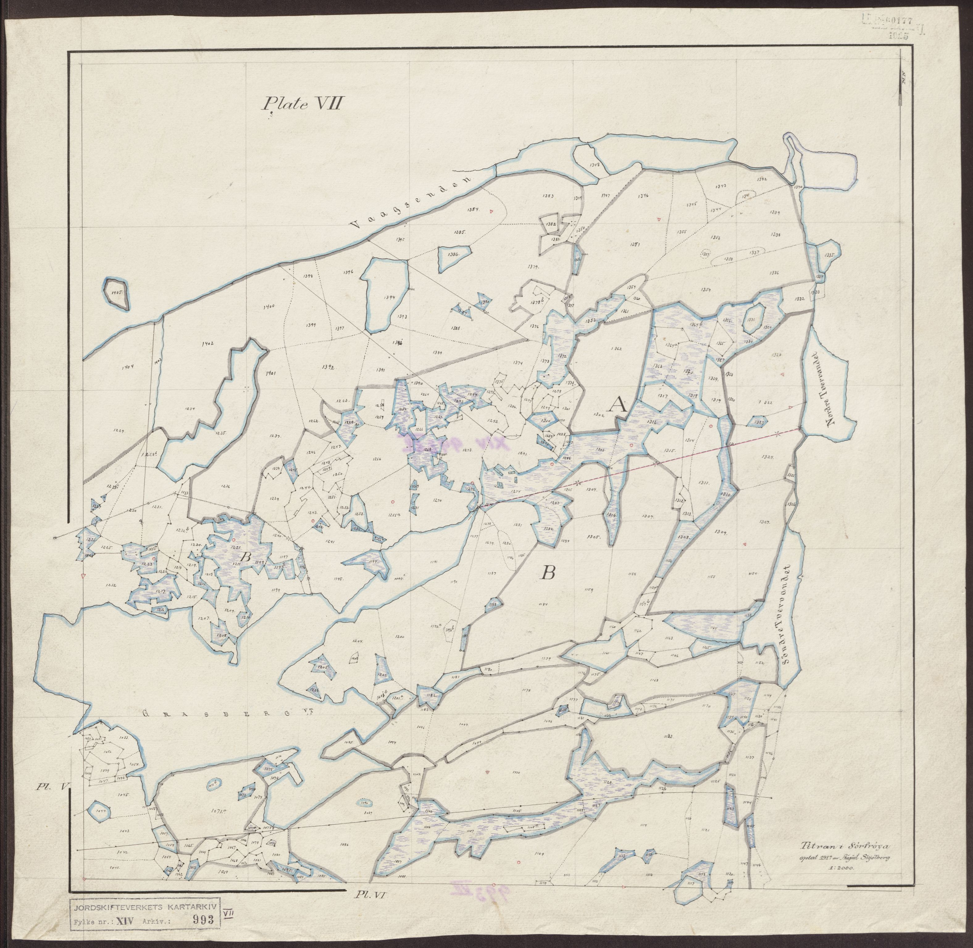 Jordskifteverkets kartarkiv, RA/S-3929/T, 1859-1988, p. 1581