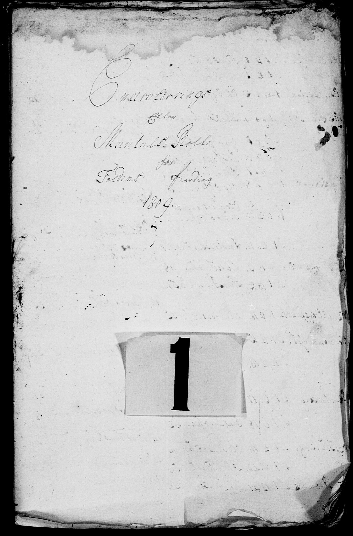 Fylkesmannen i Nordland, AV/SAT-A-0499/1.1/R/Ra/L0020: Innrulleringsmanntall for Folda, 1809-1835, p. 3