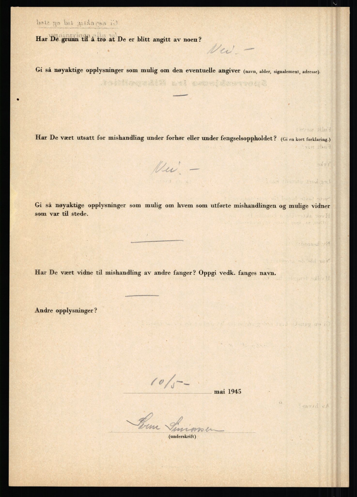 Rikspolitisjefen, AV/RA-S-1560/L/L0015: Scharff, Carlo Max - Stephensen, Gudrun, 1940-1945, p. 173