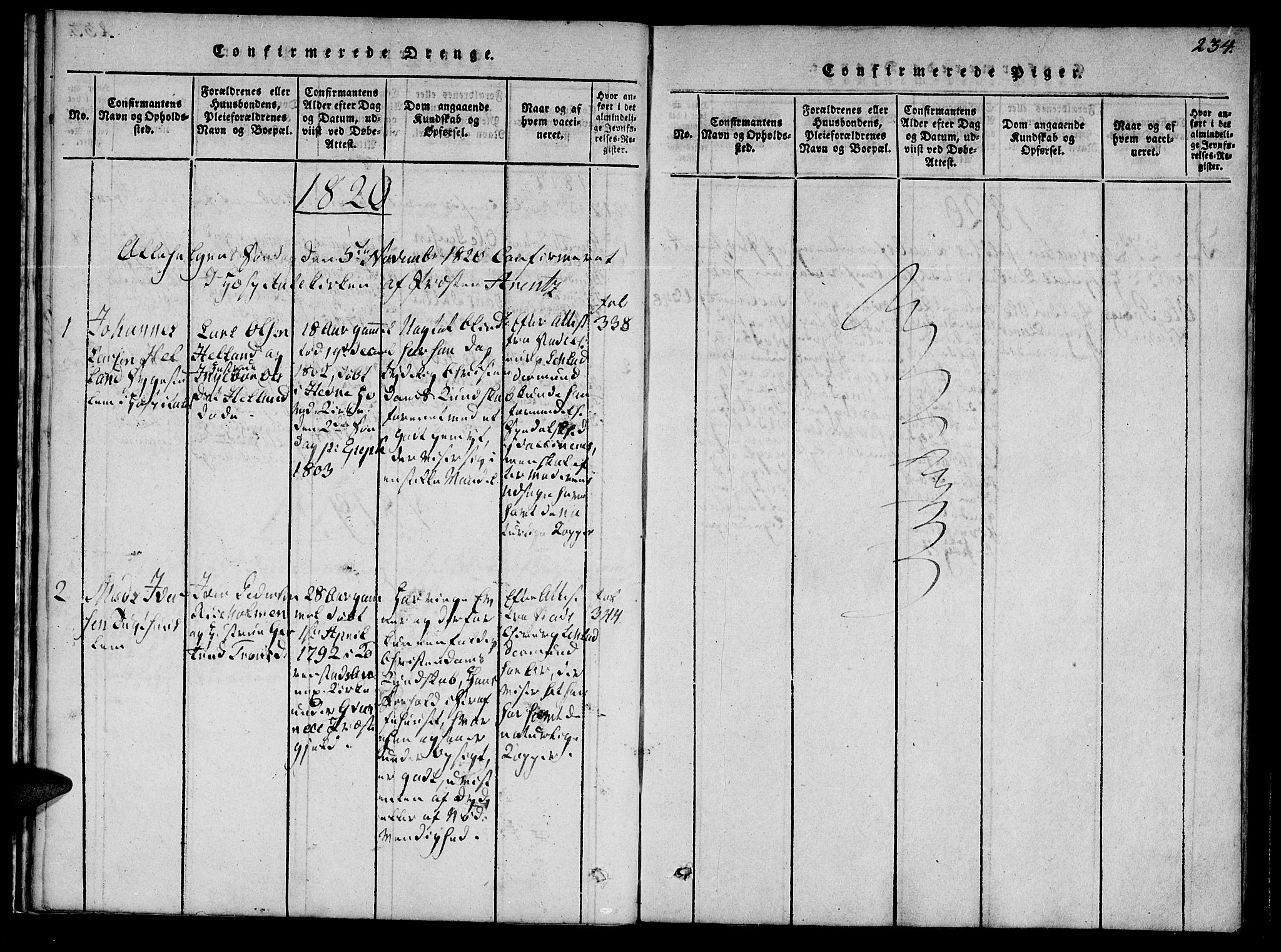 Ministerialprotokoller, klokkerbøker og fødselsregistre - Sør-Trøndelag, SAT/A-1456/623/L0467: Parish register (official) no. 623A01, 1815-1825, p. 234