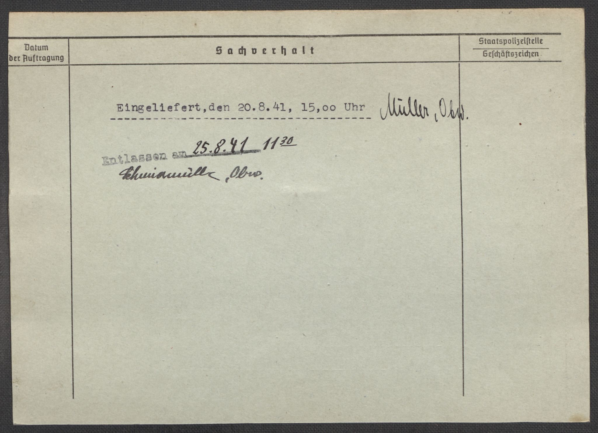 Befehlshaber der Sicherheitspolizei und des SD, AV/RA-RAFA-5969/E/Ea/Eaa/L0010: Register over norske fanger i Møllergata 19: Sø-Å, 1940-1945, p. 493