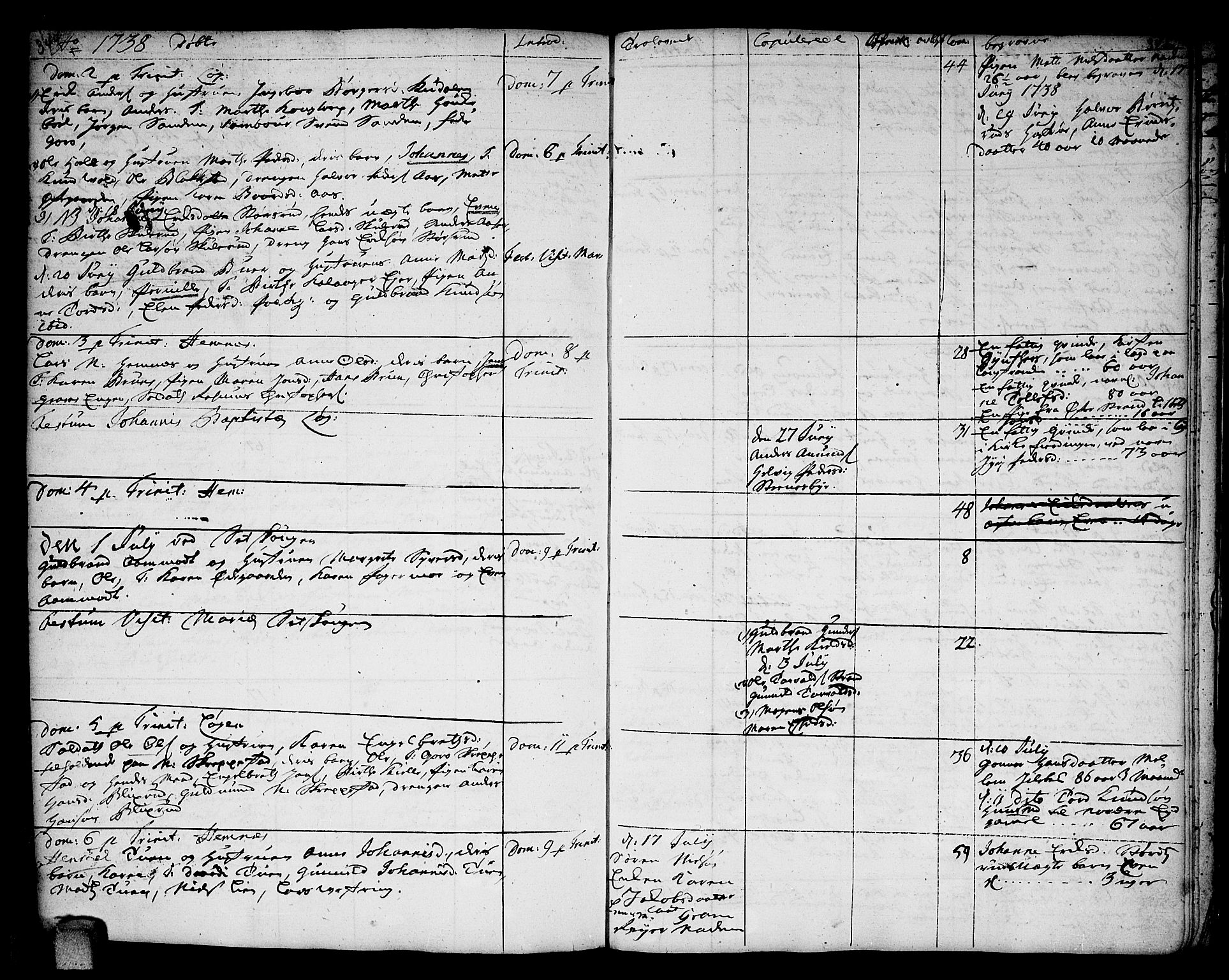 Høland prestekontor Kirkebøker, AV/SAO-A-10346a/F/Fa/L0002: Parish register (official) no. I 2, 1728-1738, p. 344-345