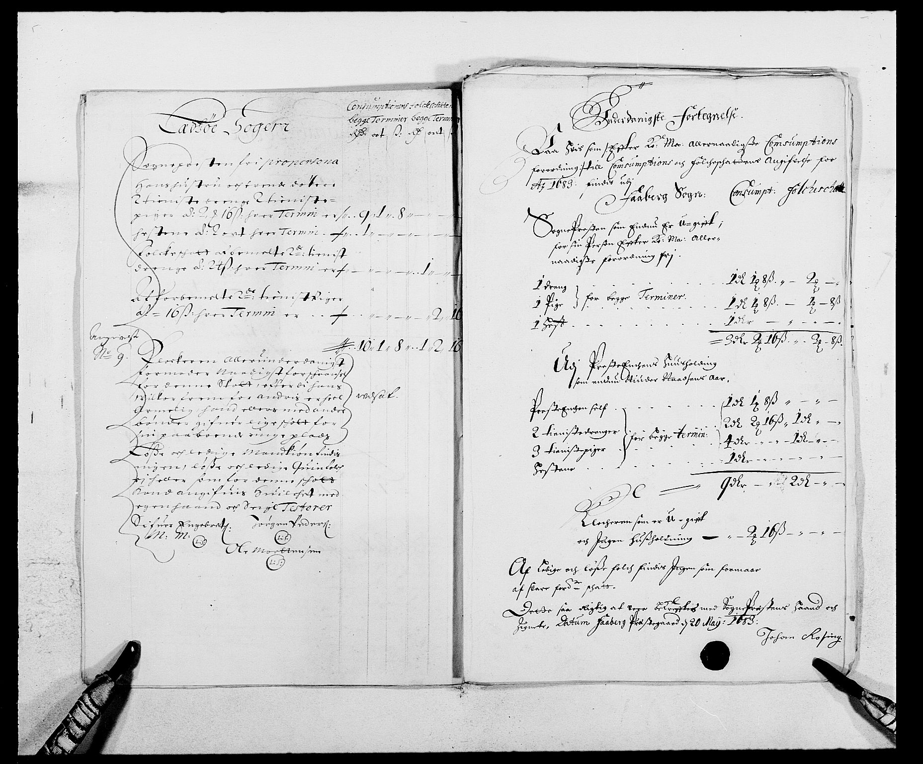 Rentekammeret inntil 1814, Reviderte regnskaper, Fogderegnskap, AV/RA-EA-4092/R17/L1158: Fogderegnskap Gudbrandsdal, 1682-1689, p. 261