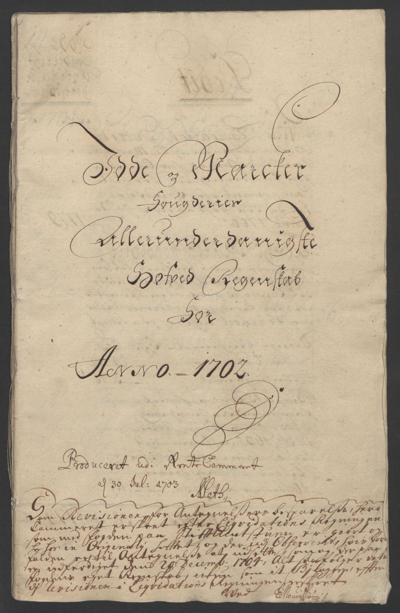 Rentekammeret inntil 1814, Reviderte regnskaper, Fogderegnskap, RA/EA-4092/R01/L0016: Fogderegnskap Idd og Marker, 1702-1703, p. 3