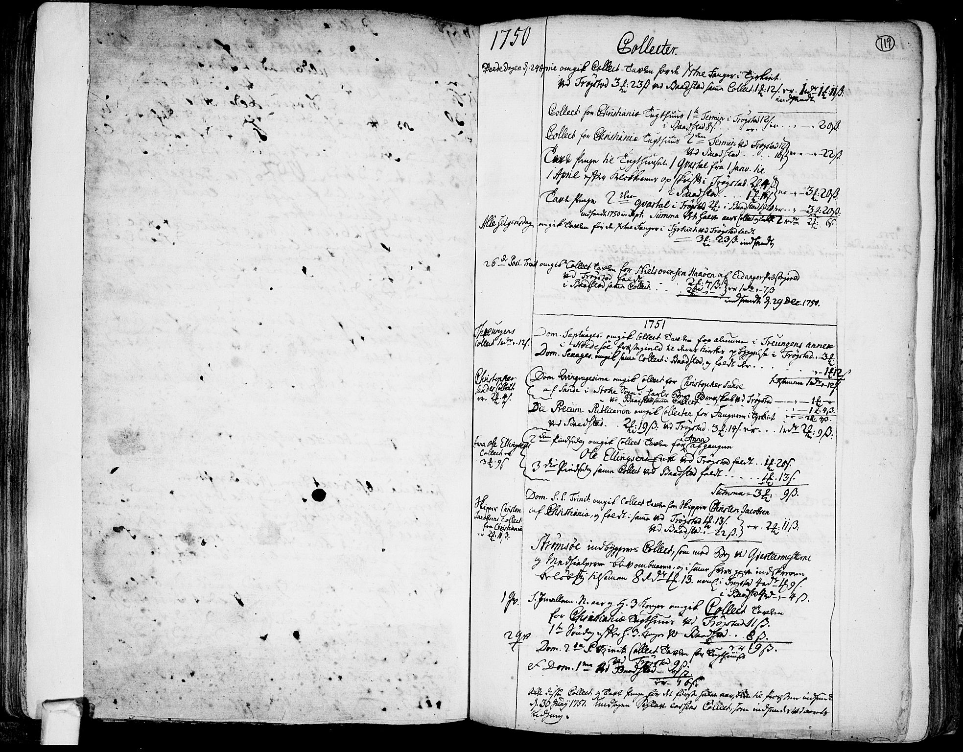 Trøgstad prestekontor Kirkebøker, SAO/A-10925/F/Fa/L0004: Parish register (official) no. I 4, 1750-1784, p. 119