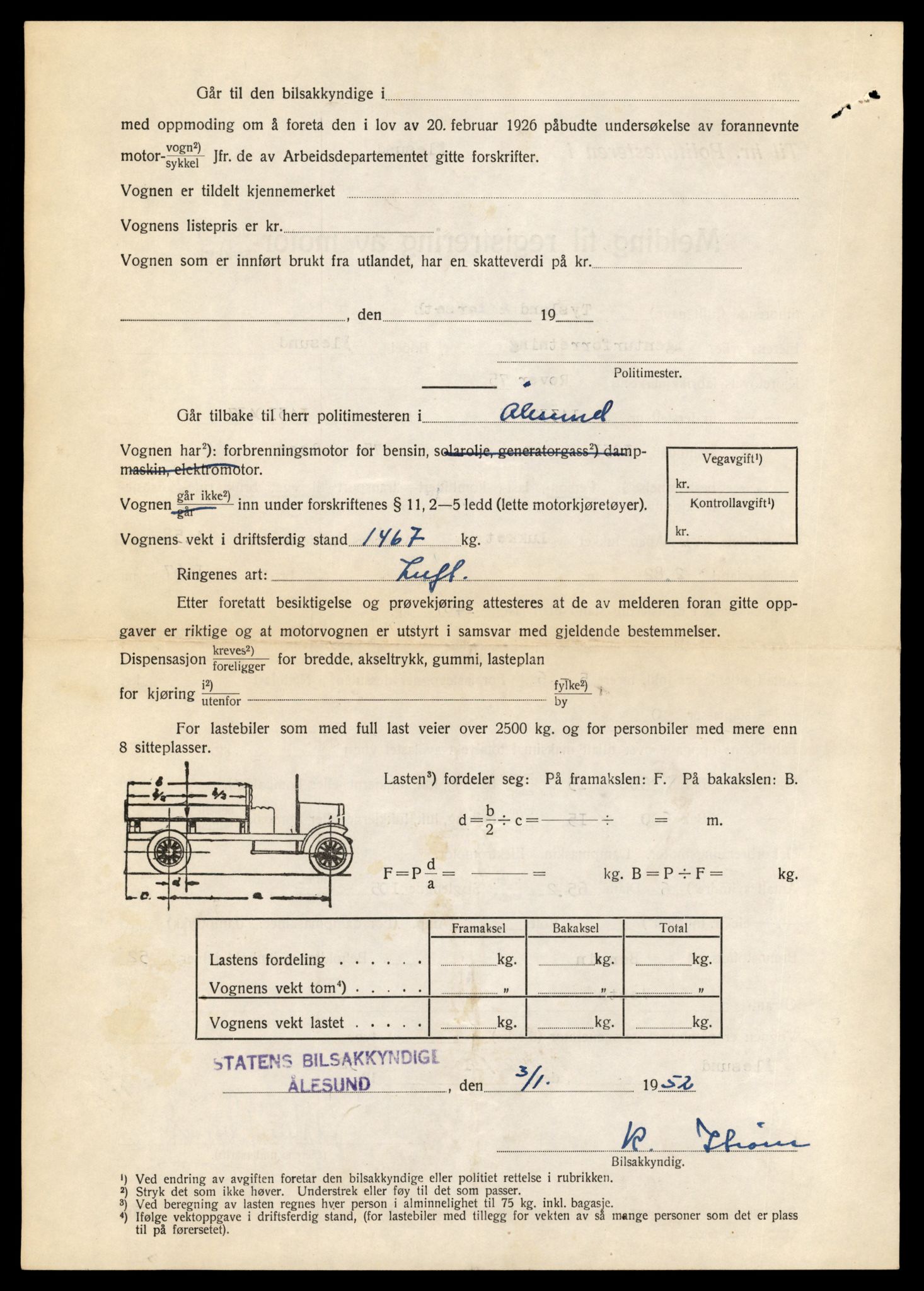 Møre og Romsdal vegkontor - Ålesund trafikkstasjon, AV/SAT-A-4099/F/Fe/L0005: Registreringskort for kjøretøy T 443 - T 546, 1927-1998, p. 899