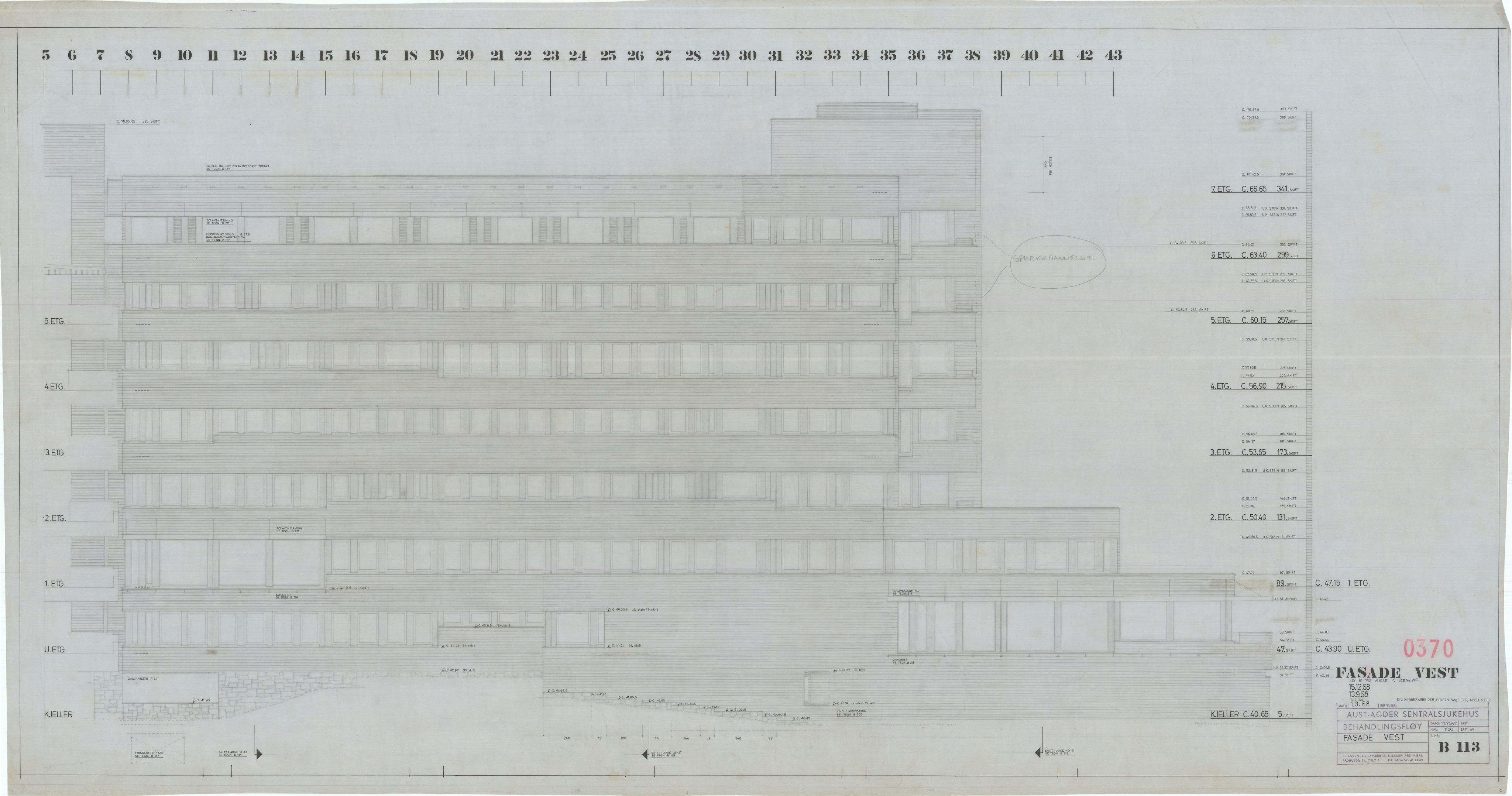 Eliassen og Lambertz-Nilssen Arkitekter, AAKS/PA-2983/T/T02/L0004: Tegningskogger 0370, 1967-1972, p. 4