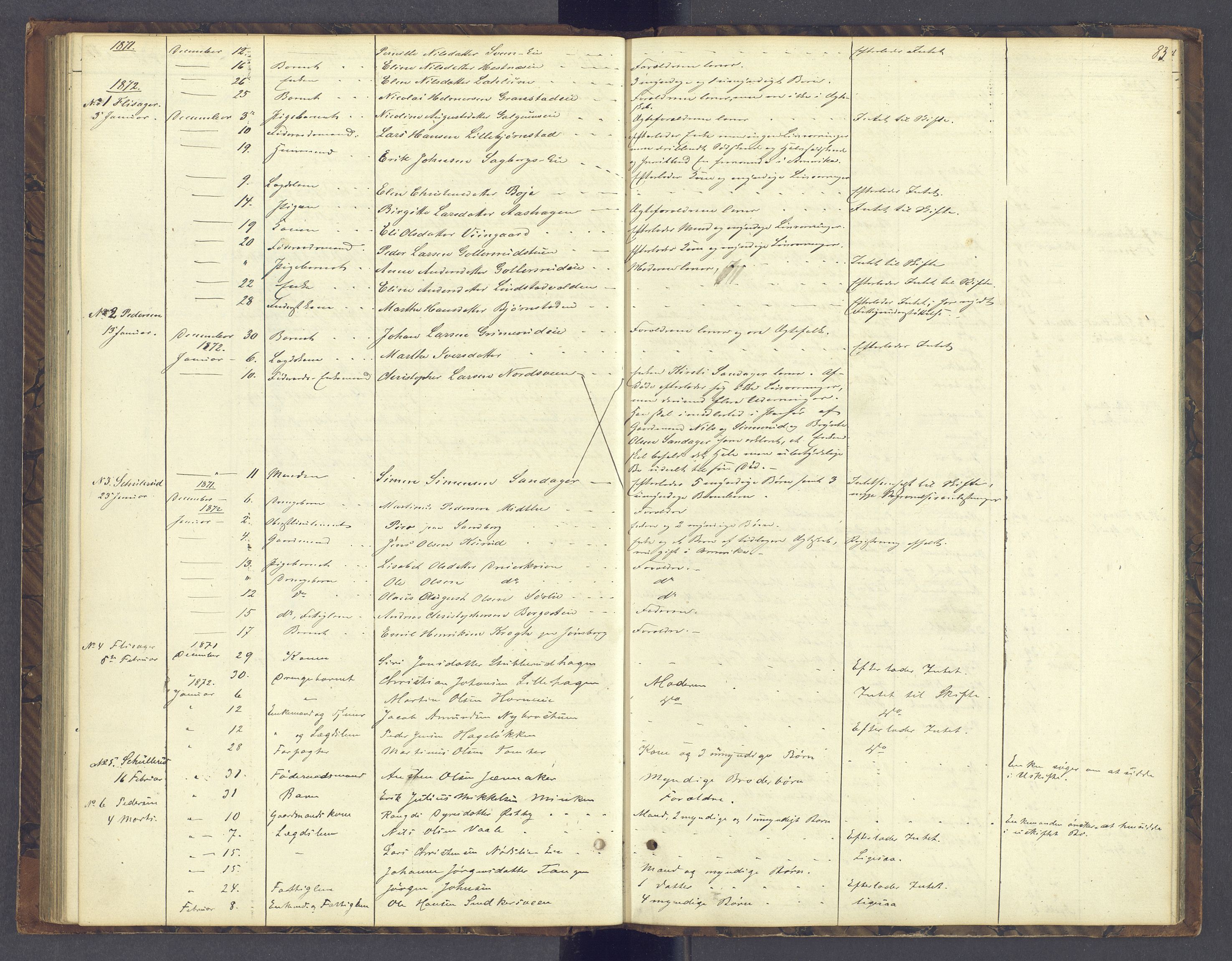 Sør-Hedmark sorenskriveri, AV/SAH-TING-014/J/Jd/Jda/L0004: Dødsfallsprotokoll, 1862-1878, p. 83