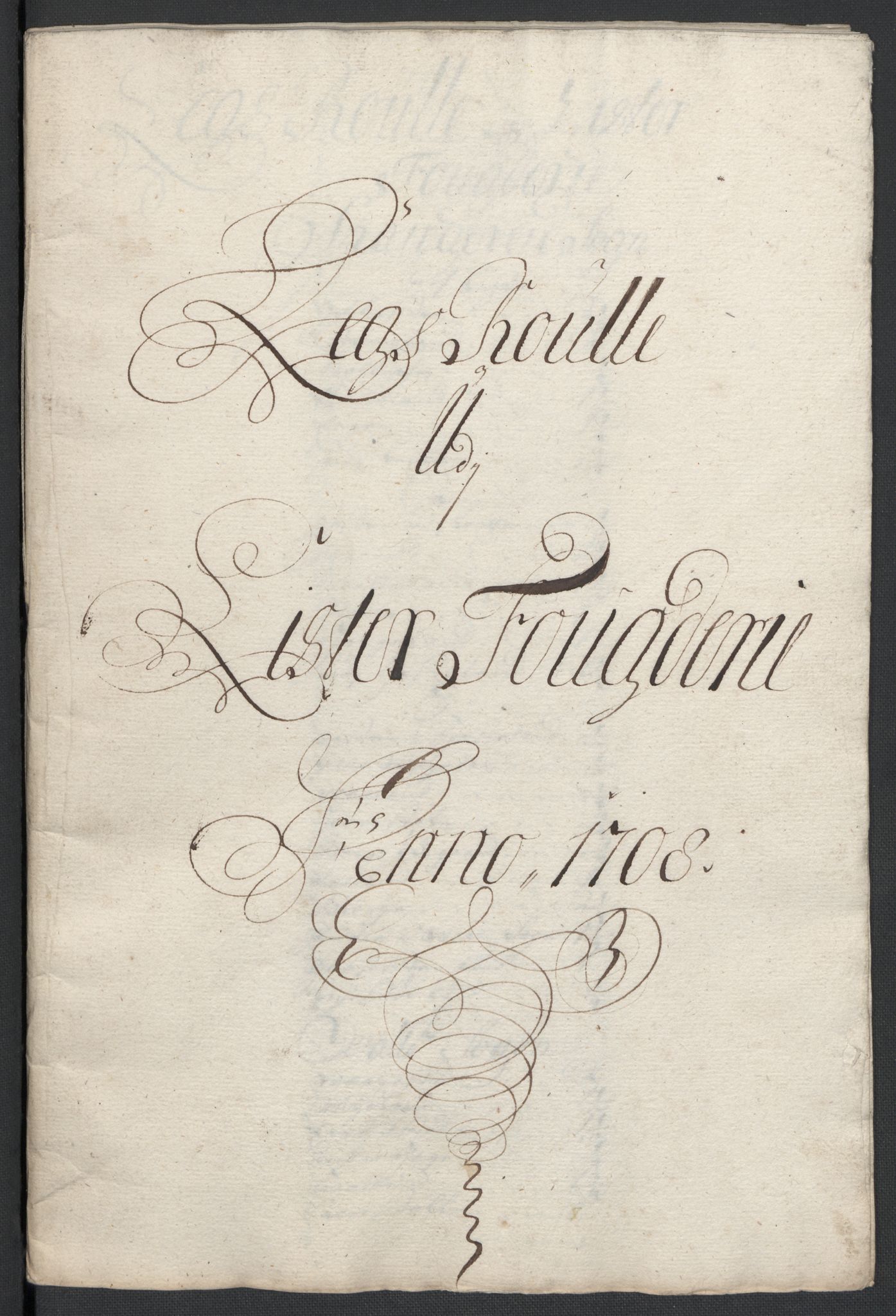 Rentekammeret inntil 1814, Reviderte regnskaper, Fogderegnskap, AV/RA-EA-4092/R43/L2552: Fogderegnskap Lista og Mandal, 1705-1709, p. 47