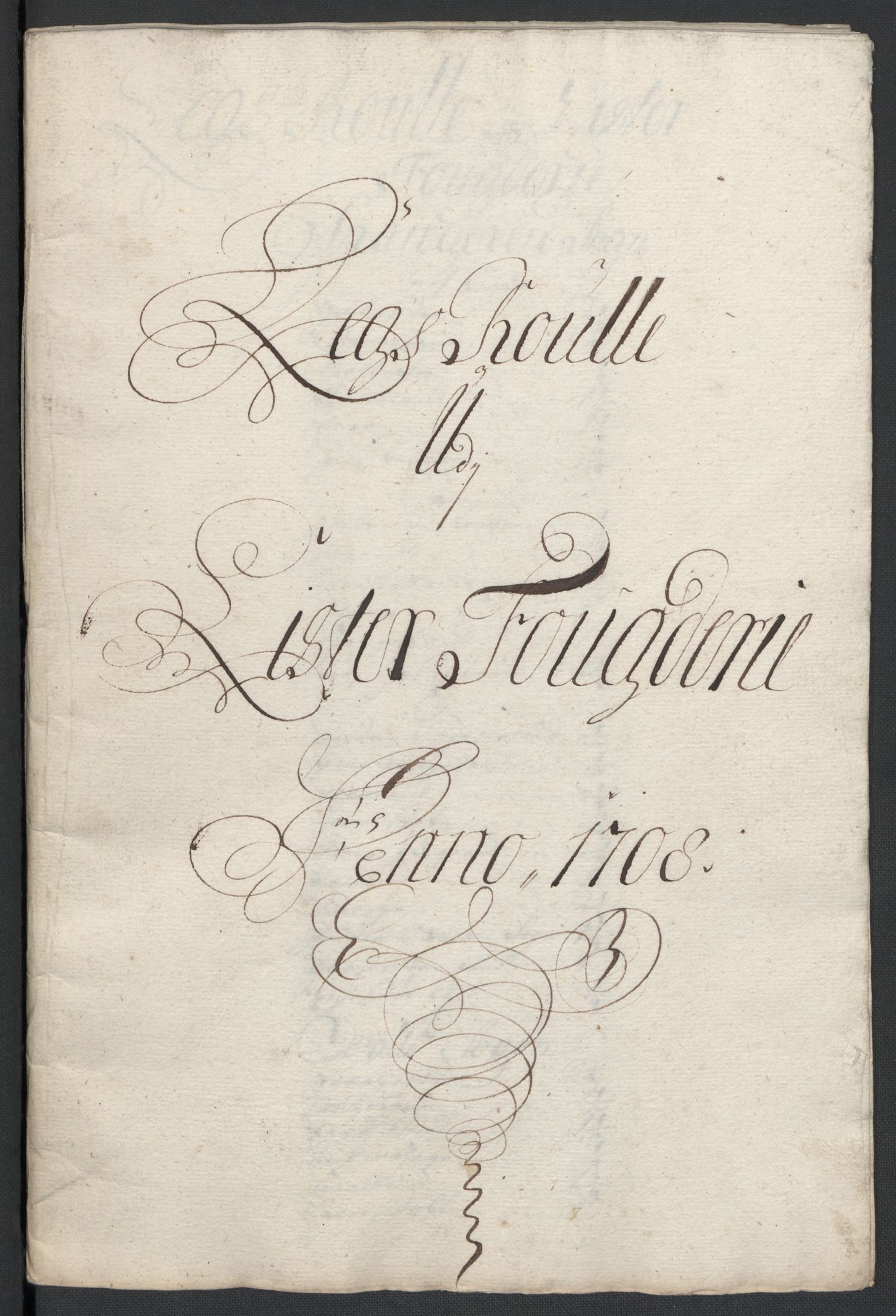 Rentekammeret inntil 1814, Reviderte regnskaper, Fogderegnskap, RA/EA-4092/R43/L2552: Fogderegnskap Lista og Mandal, 1705-1709, p. 47