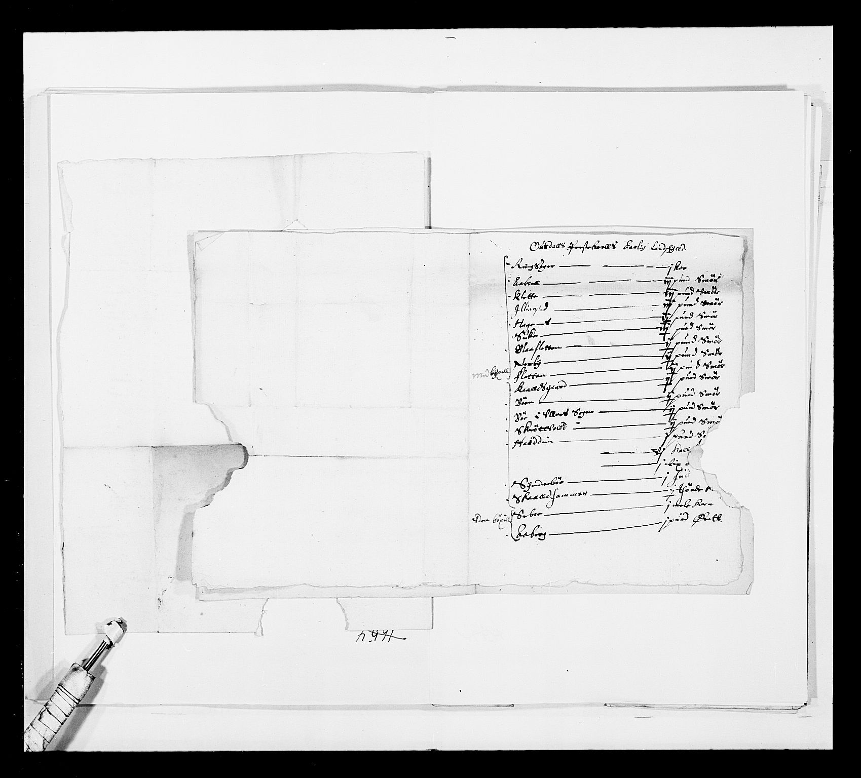 Stattholderembetet 1572-1771, AV/RA-EA-2870/Ek/L0030/0001: Jordebøker 1633-1658: / Kirke- og prestebolsgods i Akershus len, 1654, p. 107