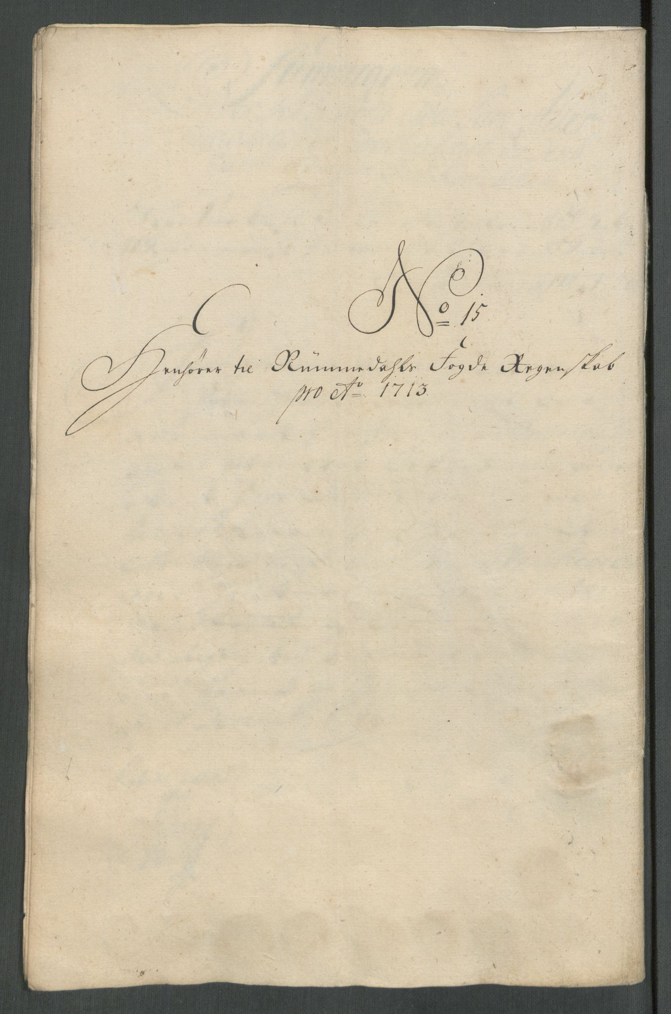 Rentekammeret inntil 1814, Reviderte regnskaper, Fogderegnskap, AV/RA-EA-4092/R64/L4434: Fogderegnskap Namdal, 1713, p. 159