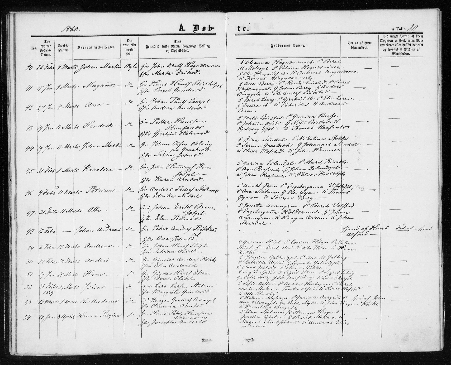 Ministerialprotokoller, klokkerbøker og fødselsregistre - Nord-Trøndelag, AV/SAT-A-1458/709/L0075: Parish register (official) no. 709A15, 1859-1870, p. 20